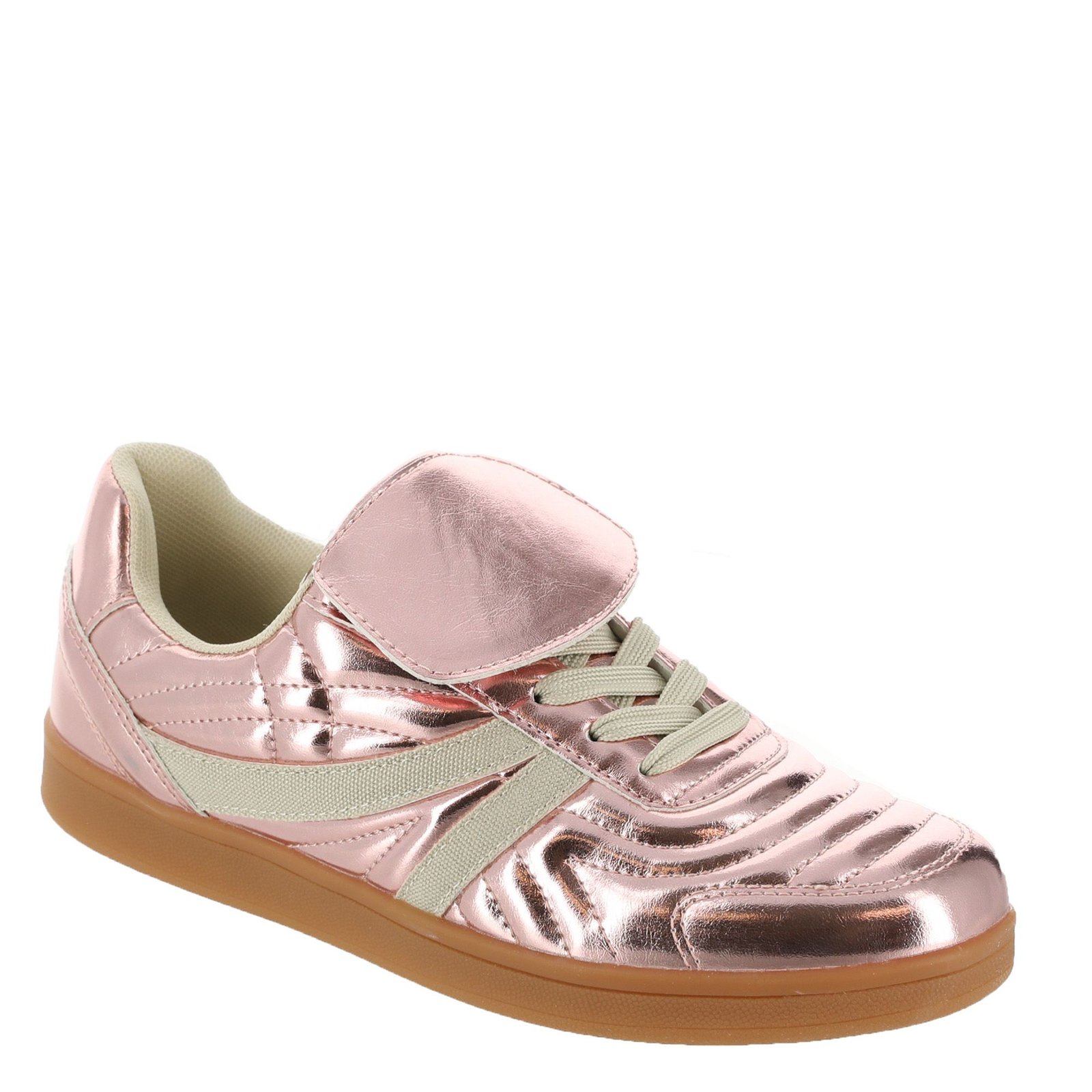 Steve Madden Madrid Women's Metallic Pink Sneaker 10 M