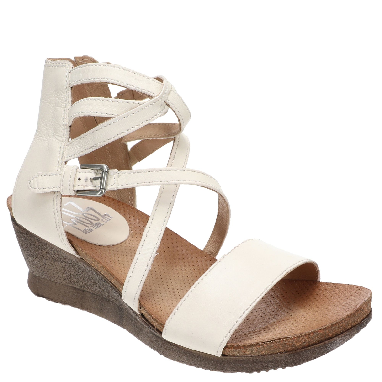 Miz Mooz Shay Women's Bone Sandal EURO 41 M