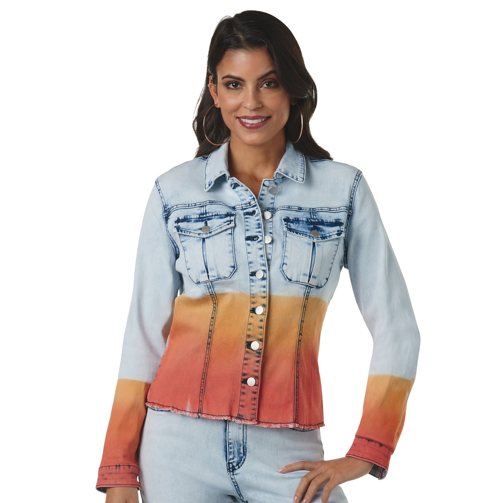 K Jordan Acid Wash Jean Jacket Multi Jackets 1X