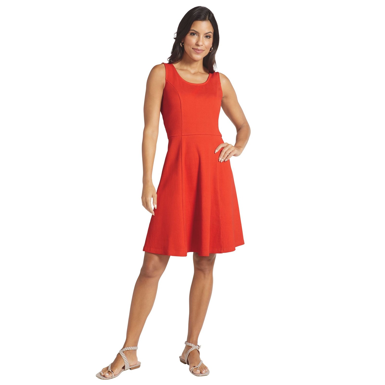 Masseys Fit and Flare Dress Red Dresses