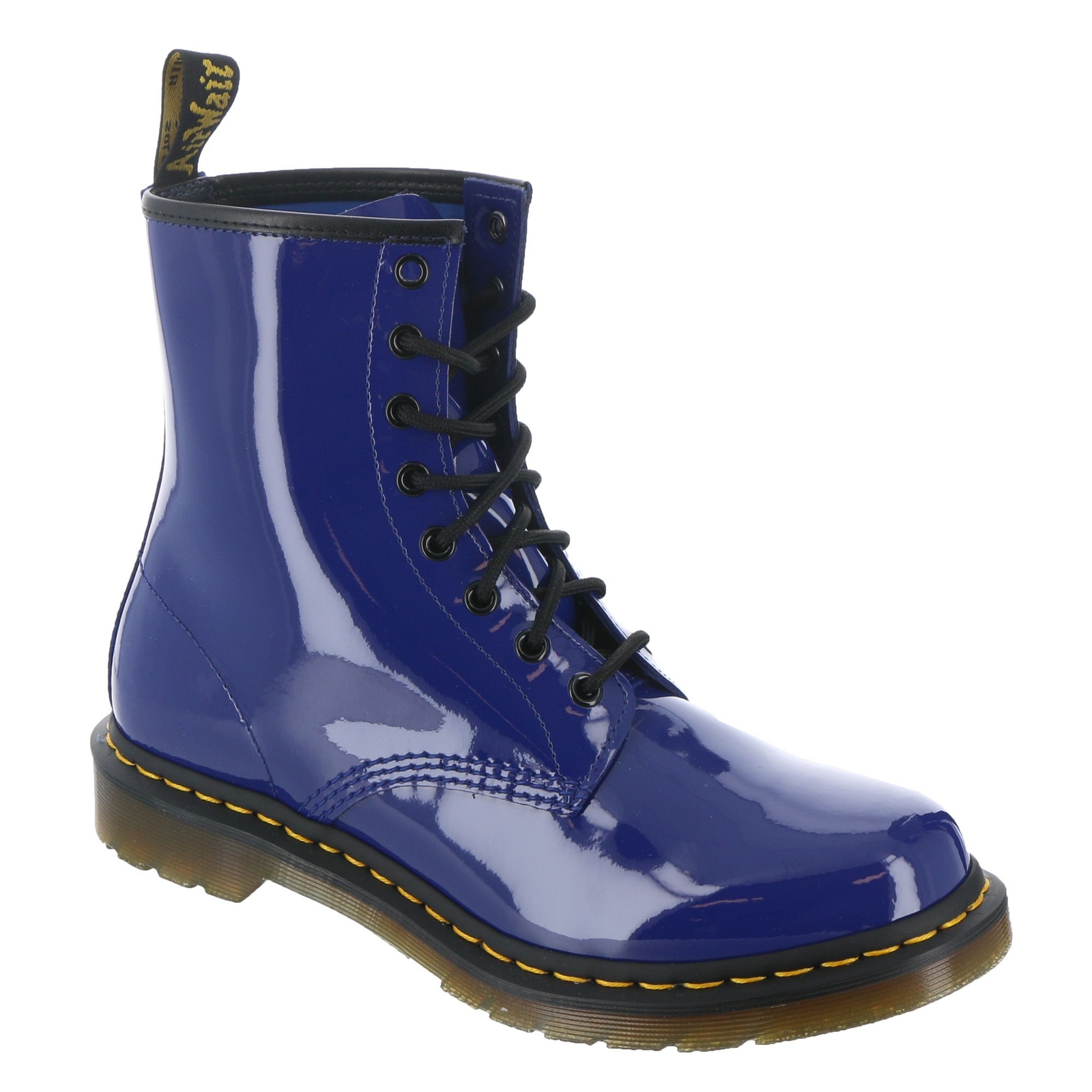Dr Martens 1460 Patent Lamper Boot Women's Blue Boot UK 4 US 6 M
