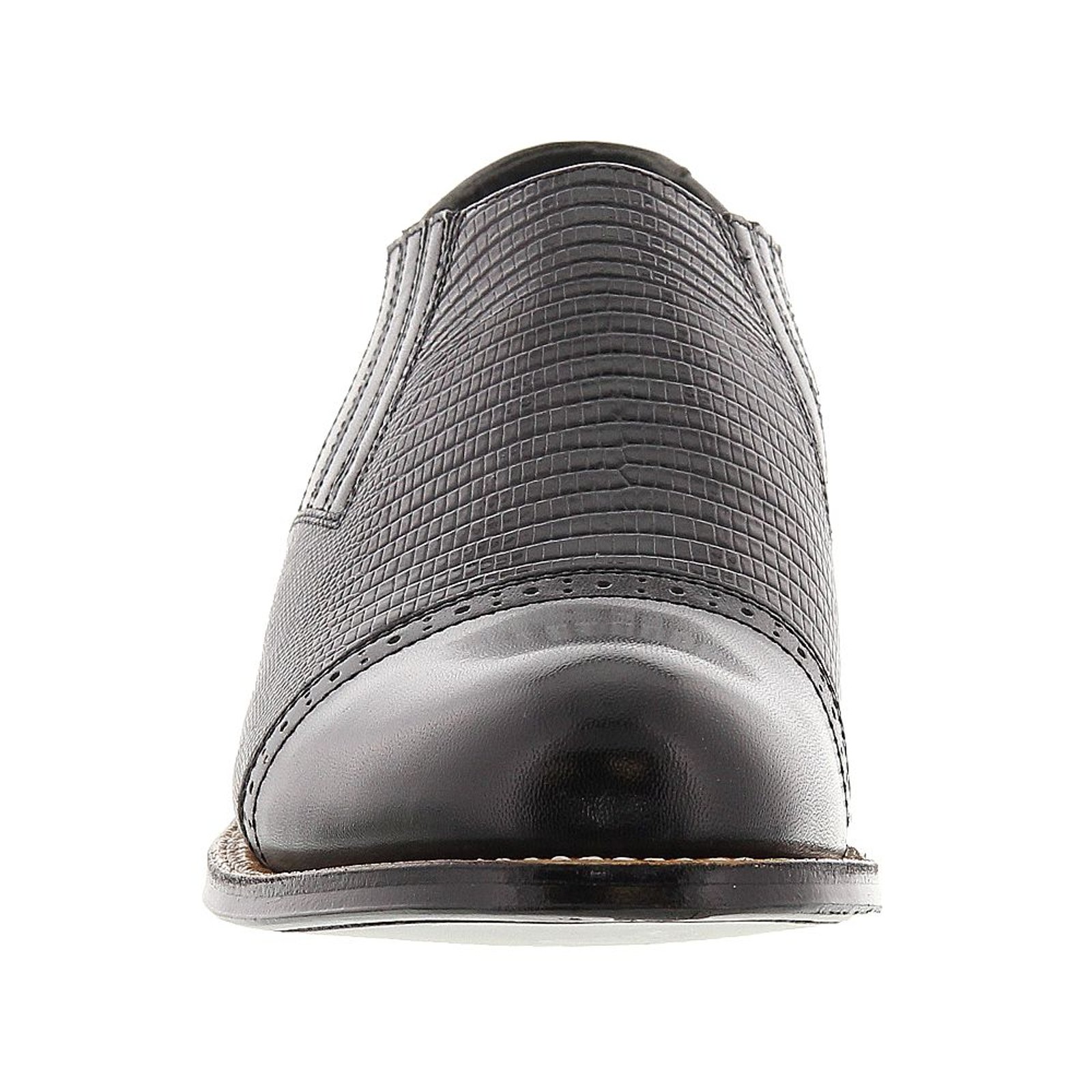 Stacy Adams Shoes Madison Cap Toe Slip On Black Size 10 — photo 2