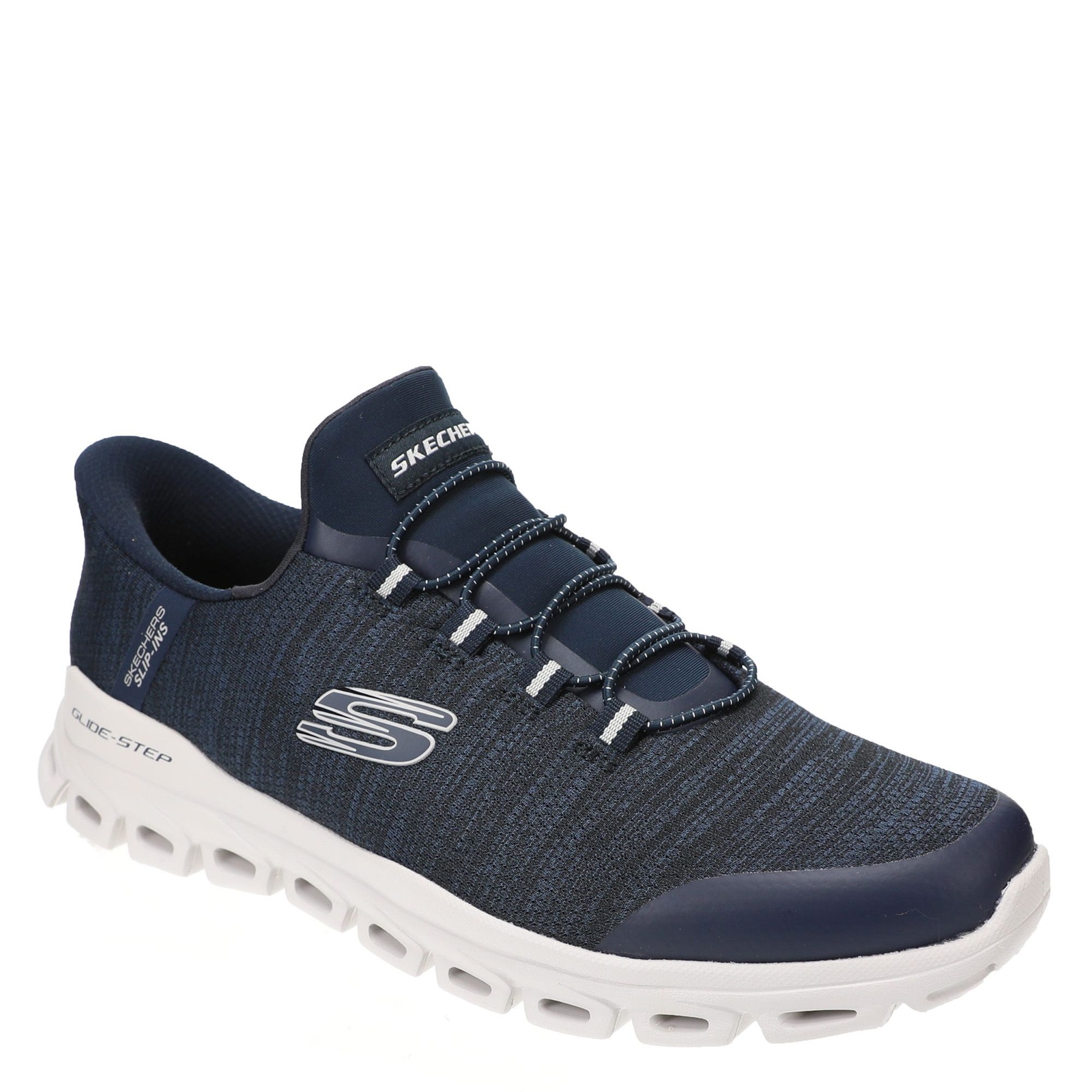 Skechers Sport Slip-ins: Glide Step-Zefyr Men's Navy Sneaker 7 M
