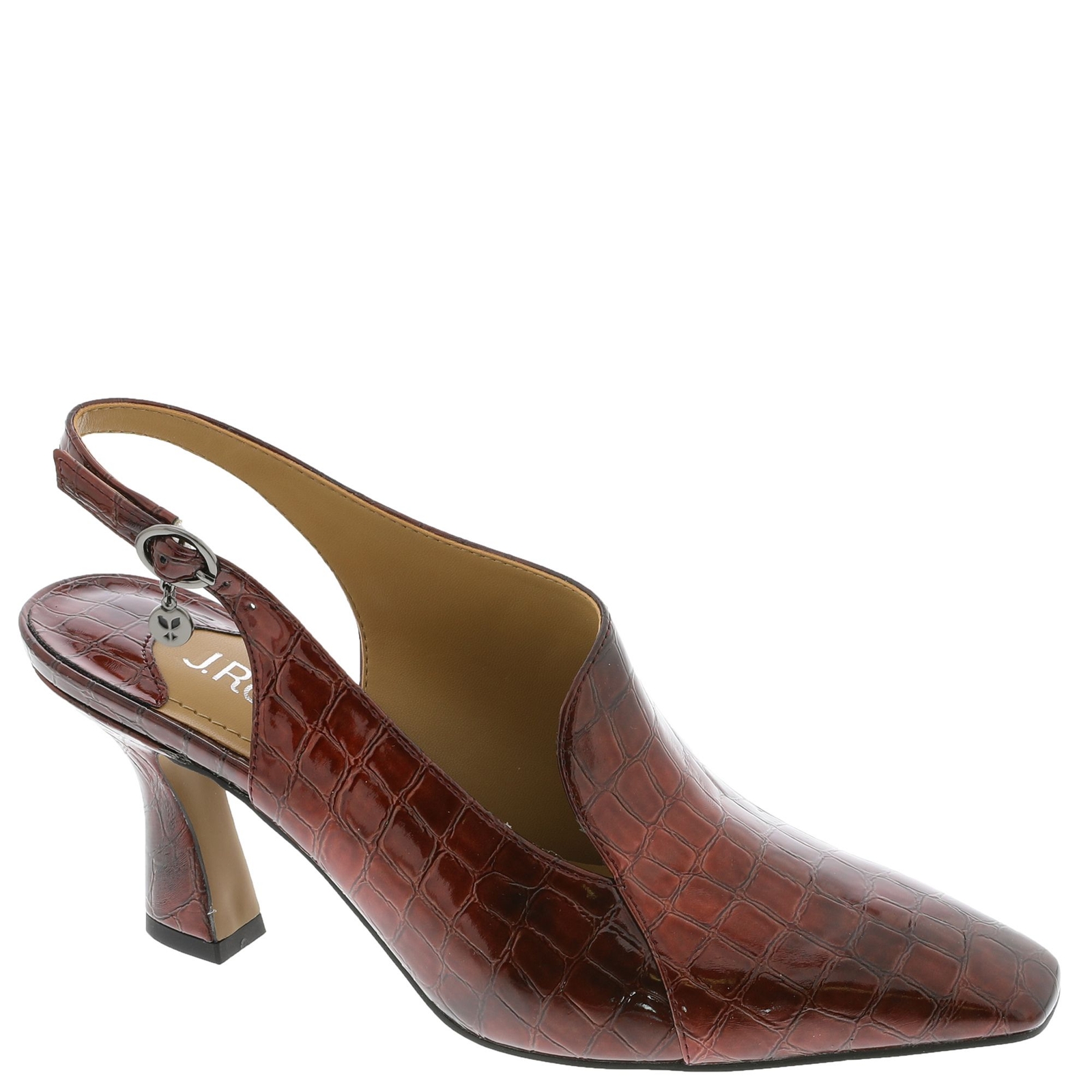 J. Renee Prissy Women's Burgundy Pump 12 W