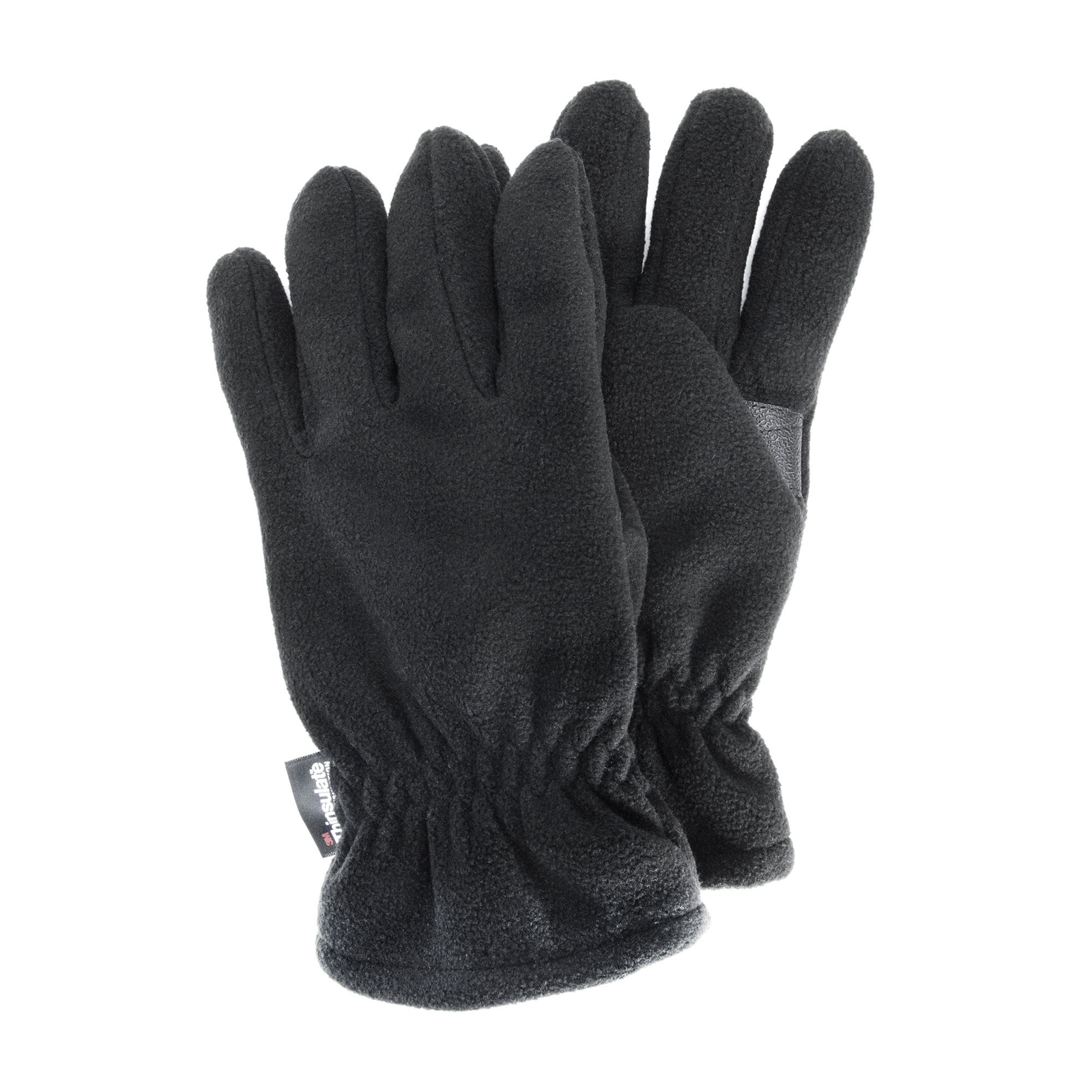 Quiet Wear Men's Waterproof Fleece Gloves Black Misc Accessories XL