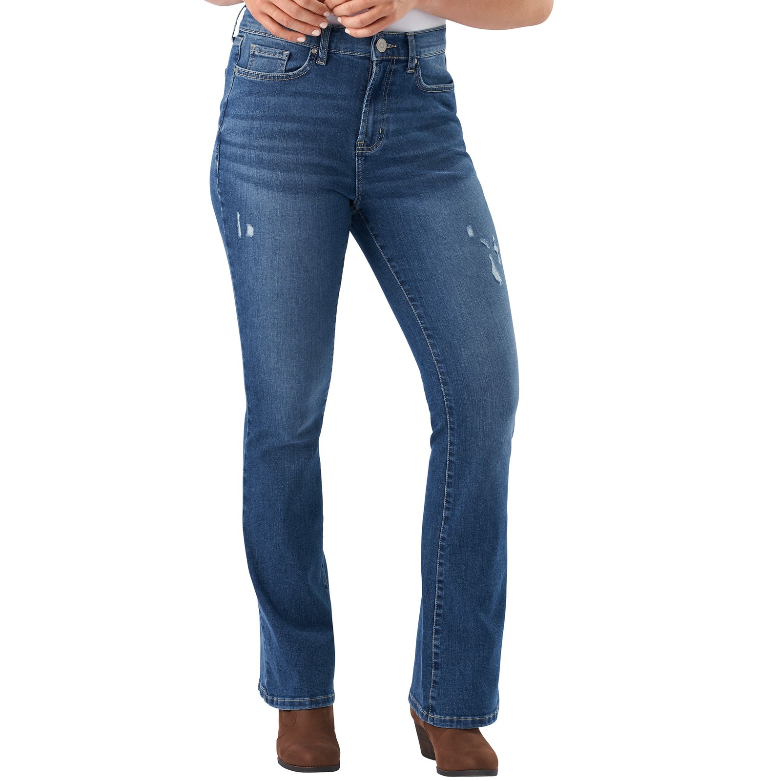 K. Jordan High Rise Flare Jean Blue Pants 18-Regular