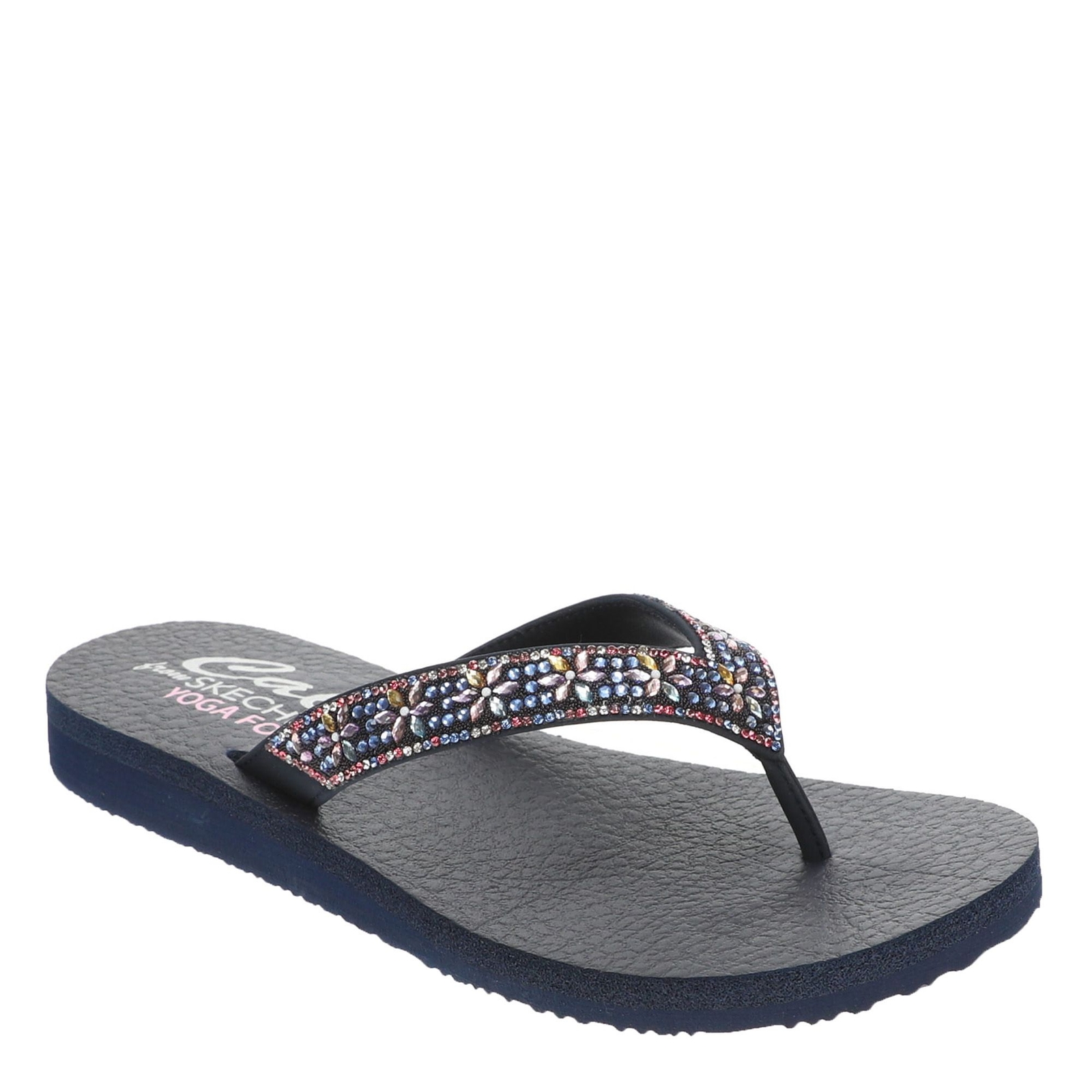 Skechers Cali Meditation-Evening Shine Women's Navy Sandal 7 M