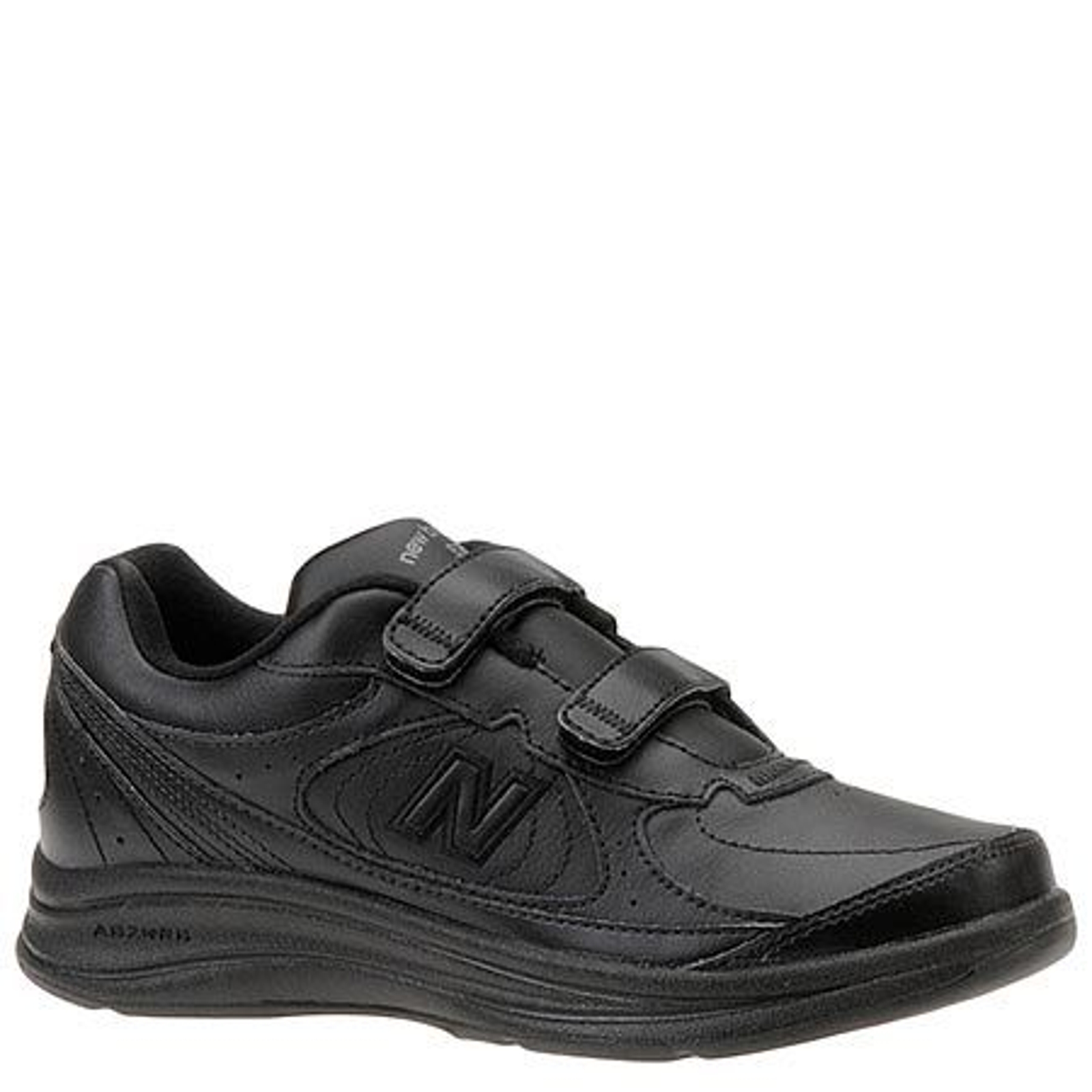 New Balance Women's WW577 Hook-and-Loop Oxford Black Walking 10 D