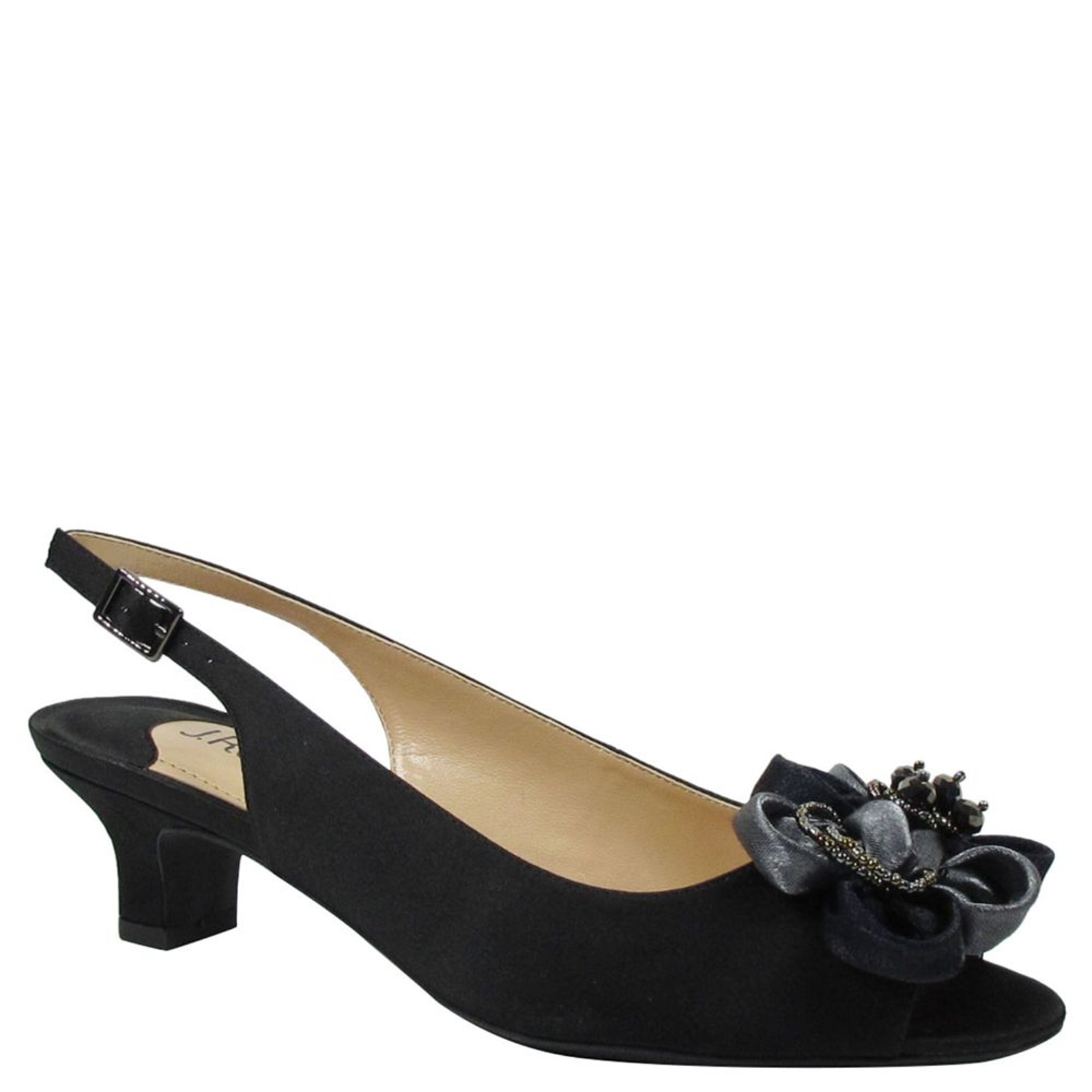 J. Renee Leonelle Women's Black Pump 6 M