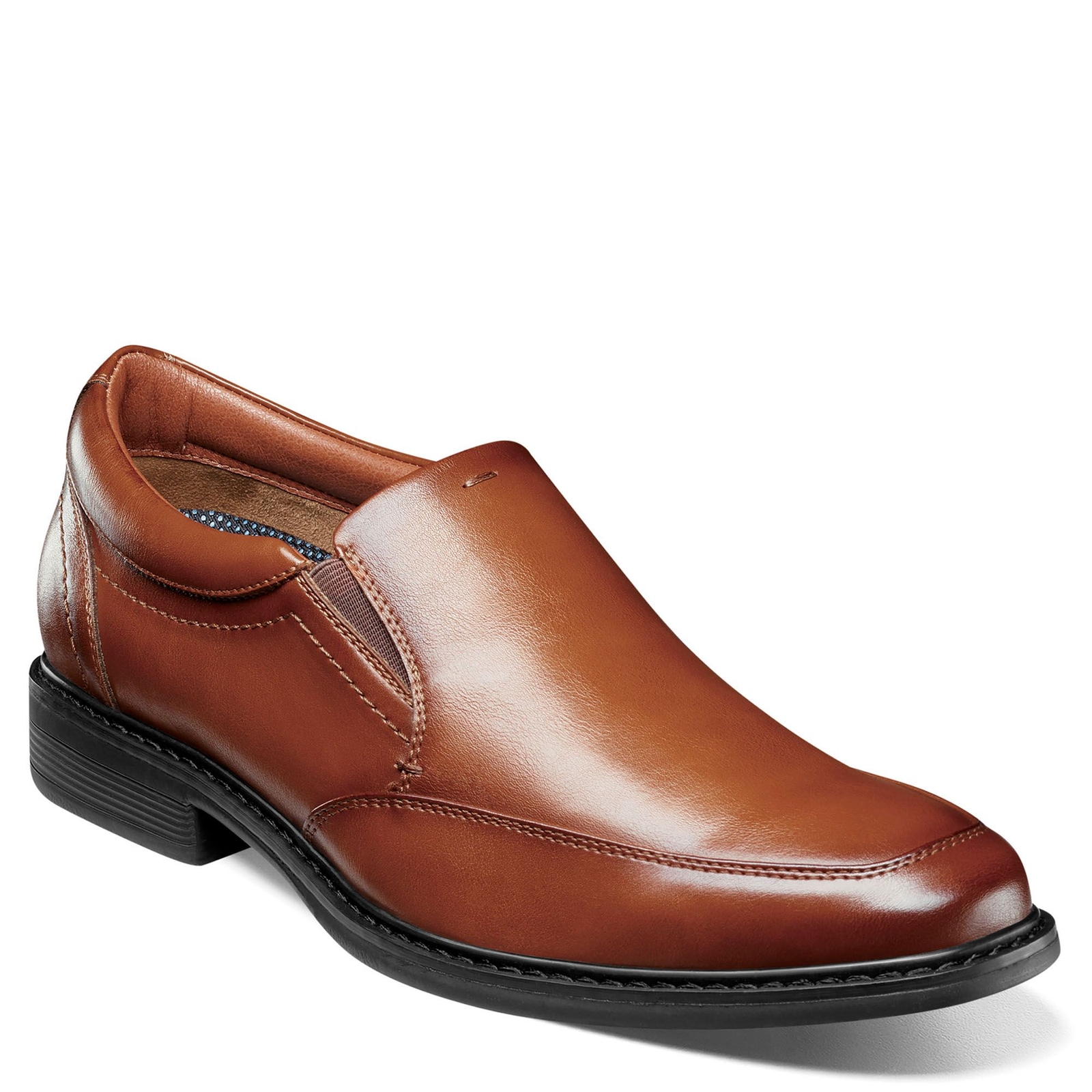 Nunn Bush Stark Moc Toe Slip On Men's Brown Slip On 7 M