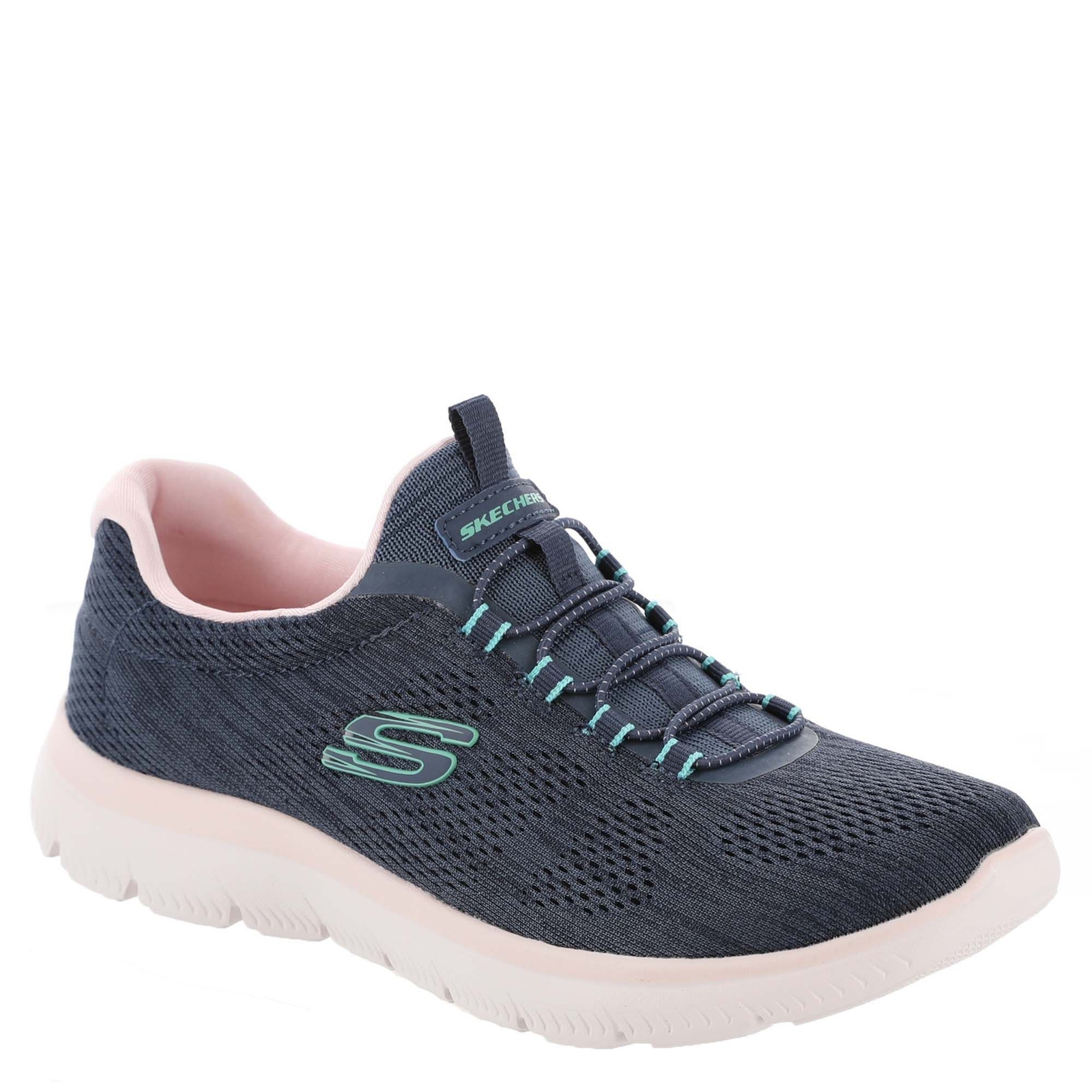 Skechers Sport Summits-Fun Flare Women's Navy Sneaker 8 W