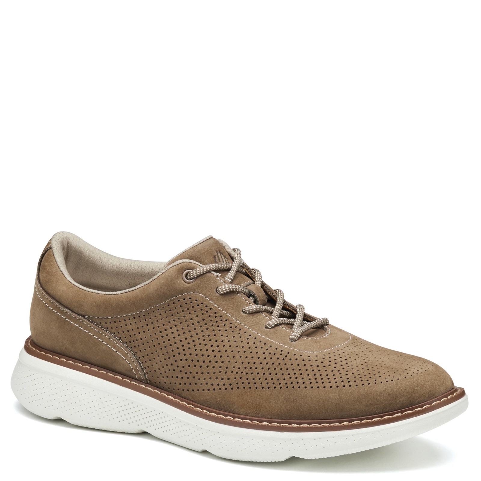 Johnston & Murphy Hayden Perf U-Throat Men's Brown Sneaker 9.5 M