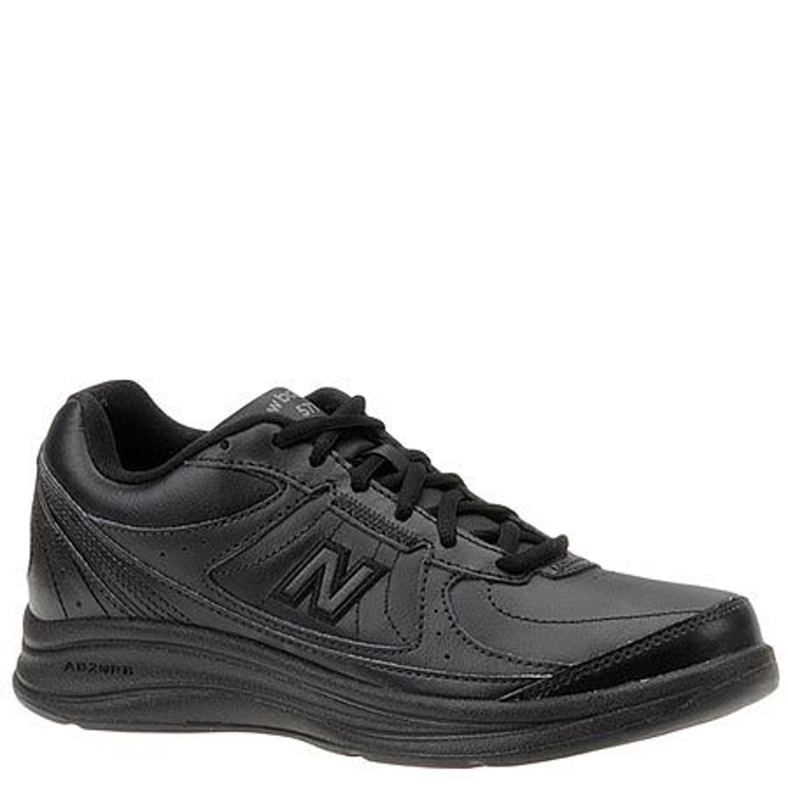 New Balance Women's WW577 Lace Oxford Shoes Black Walking 9 E2