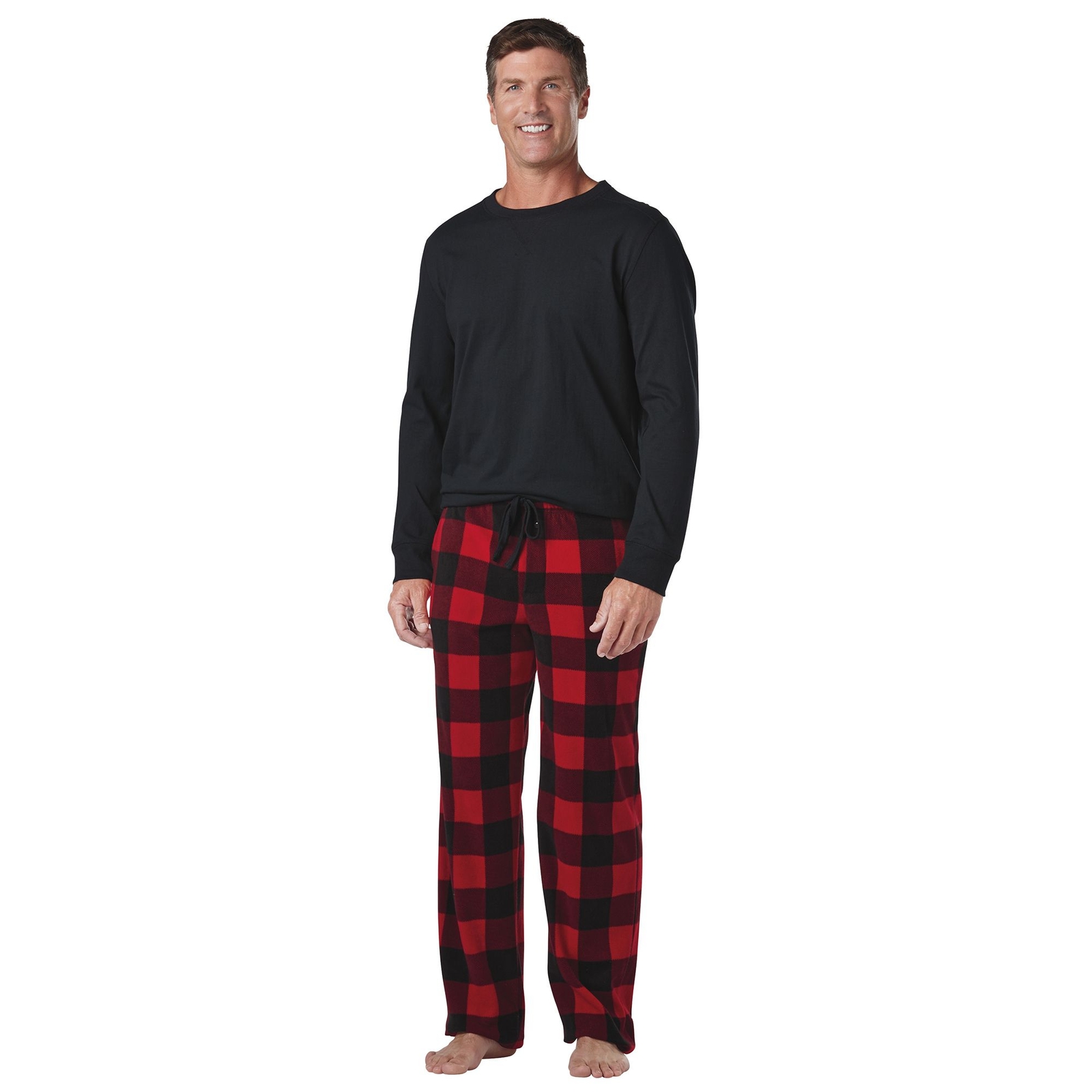 Mason Signature Men's 2-Pc. Sleep Set Black Sleepwear XXXL