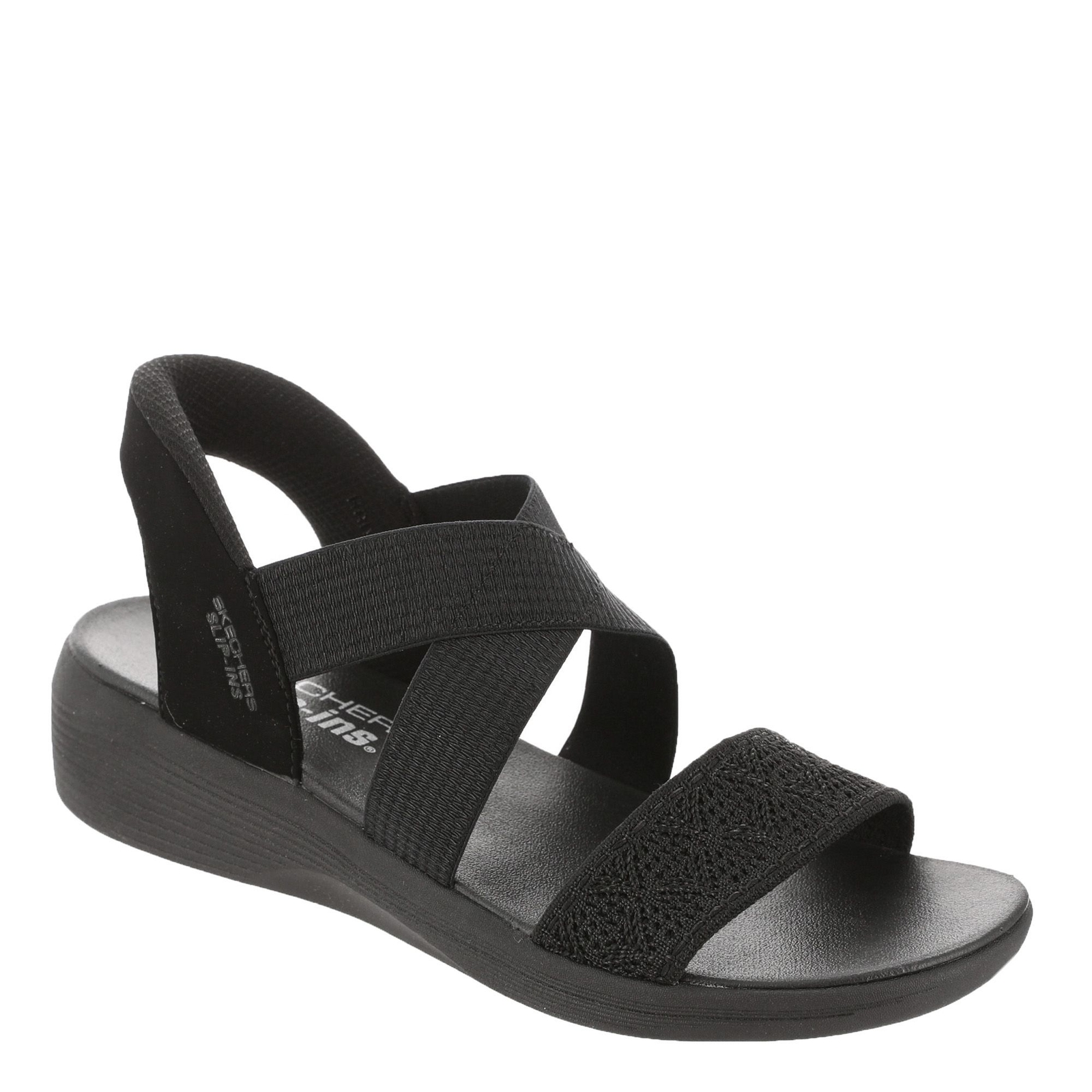 Skechers Cali Arya-Very Demure Women's Black Sandal 8 M