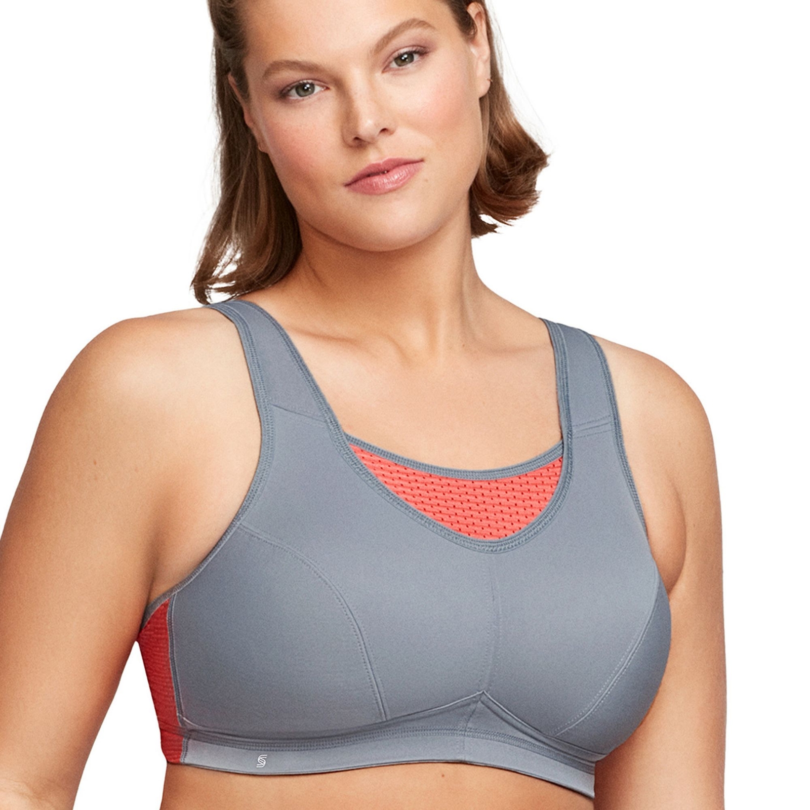 Glamorise No-Bounce Camisole Elite Sports Bra Grey Bras 36-H