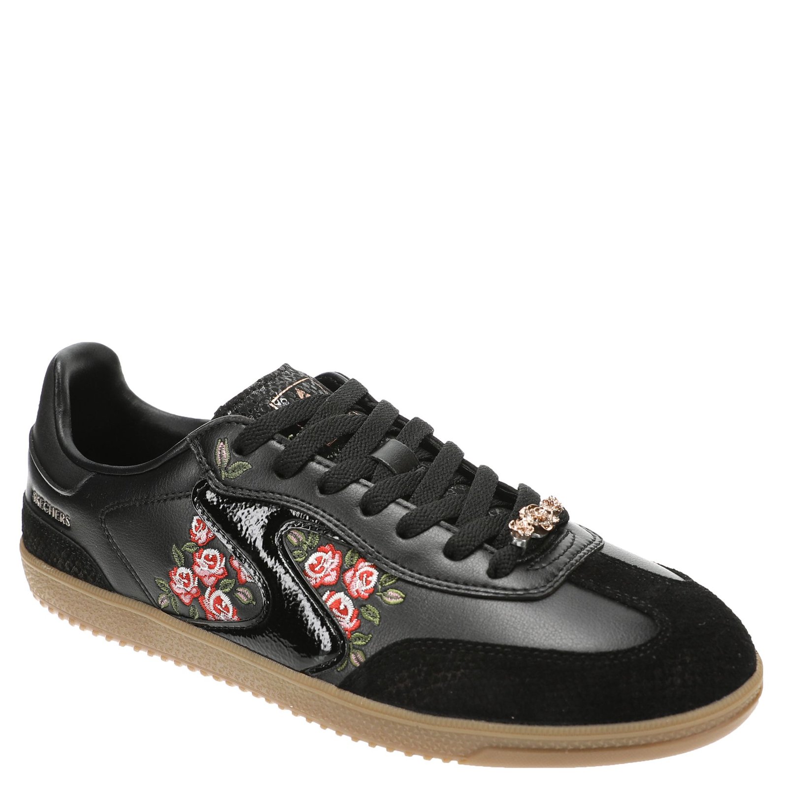 Skechers Court & Classics Hotshot- Fiercely Loyal Women's Black Sneaker 6 M