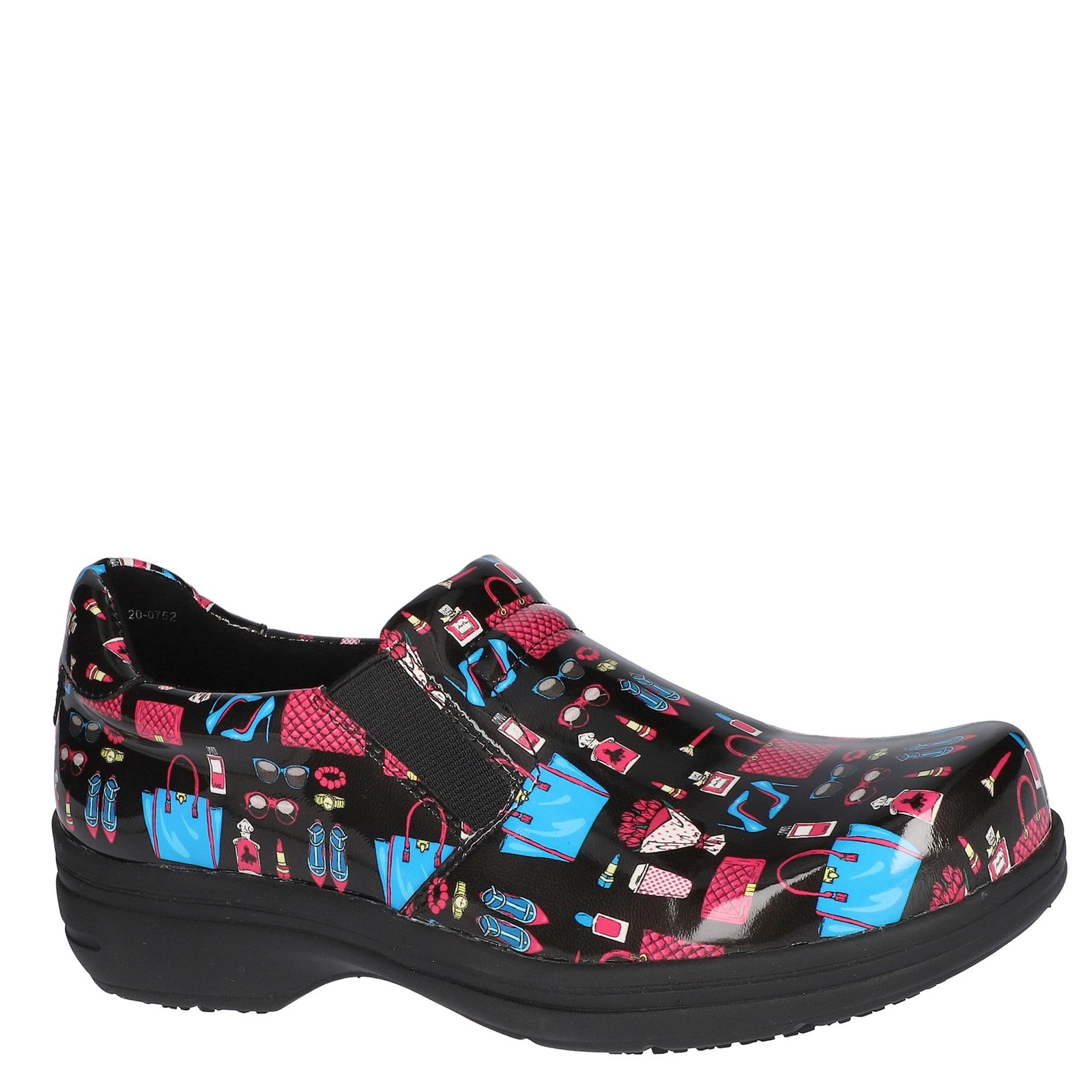 Easy Works By Easy Street Bind Womens Round Closed Toe Clogs, 7 Medium, Black