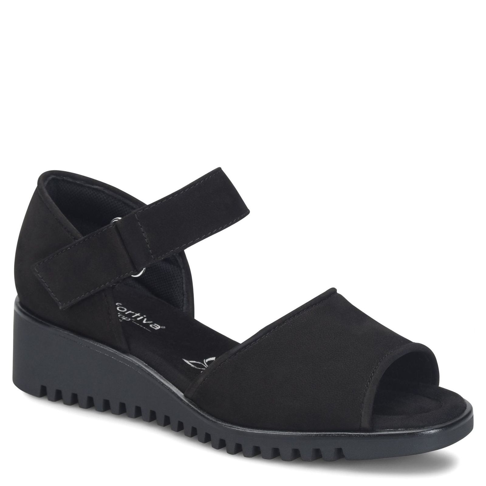 Comfortiva Daniella Women's Black Sandal 6 W