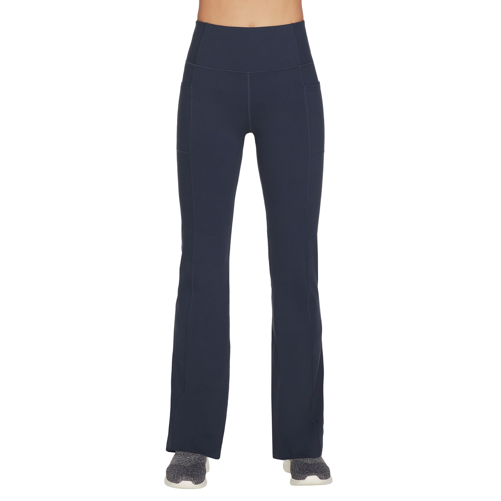 Skechers Women's Go Walk Pant Evolution II Flare Navy Pants XXXL-Regular