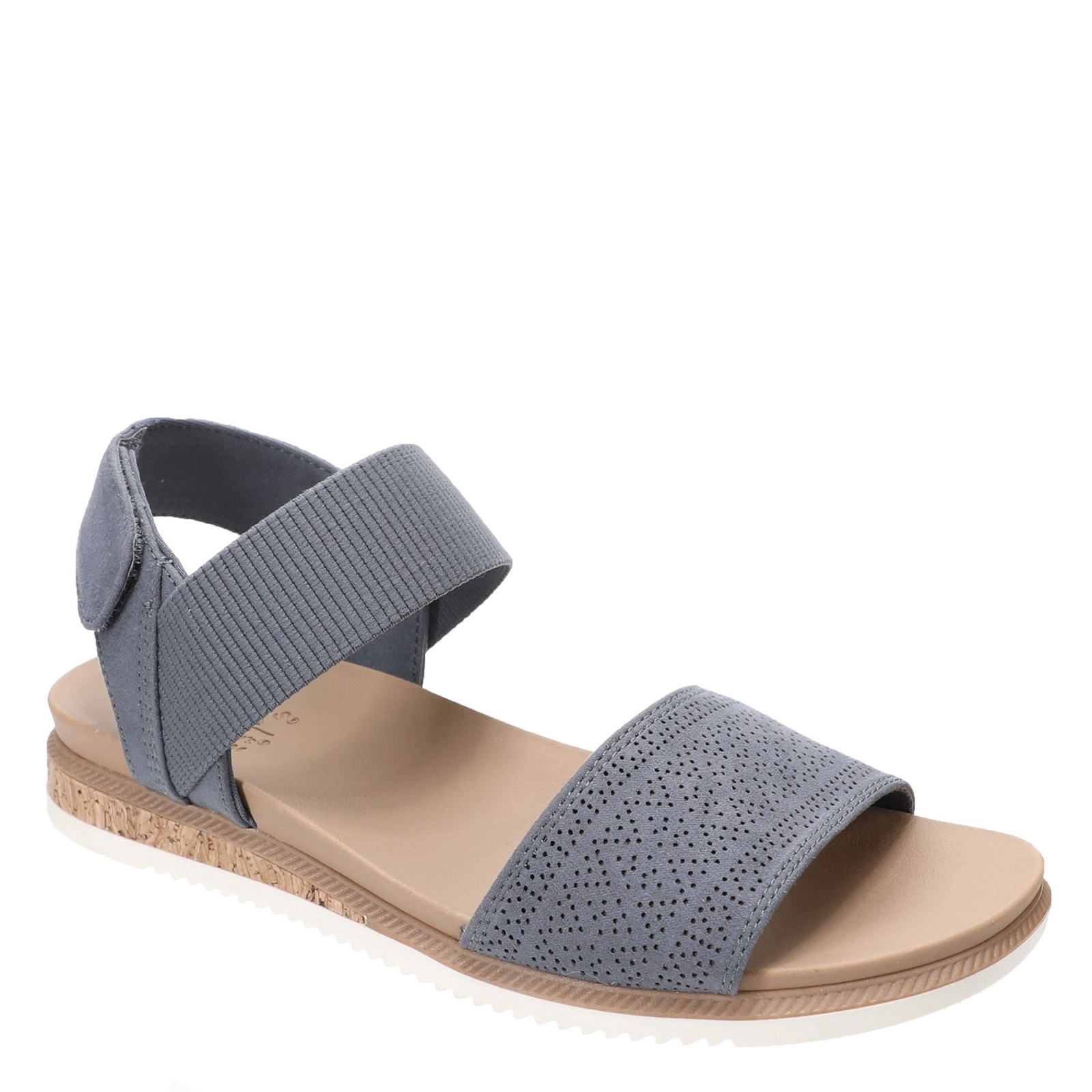 Skechers BOBS Desert Kiss Low-Top Look Women's Grey Sandal 5.5 M