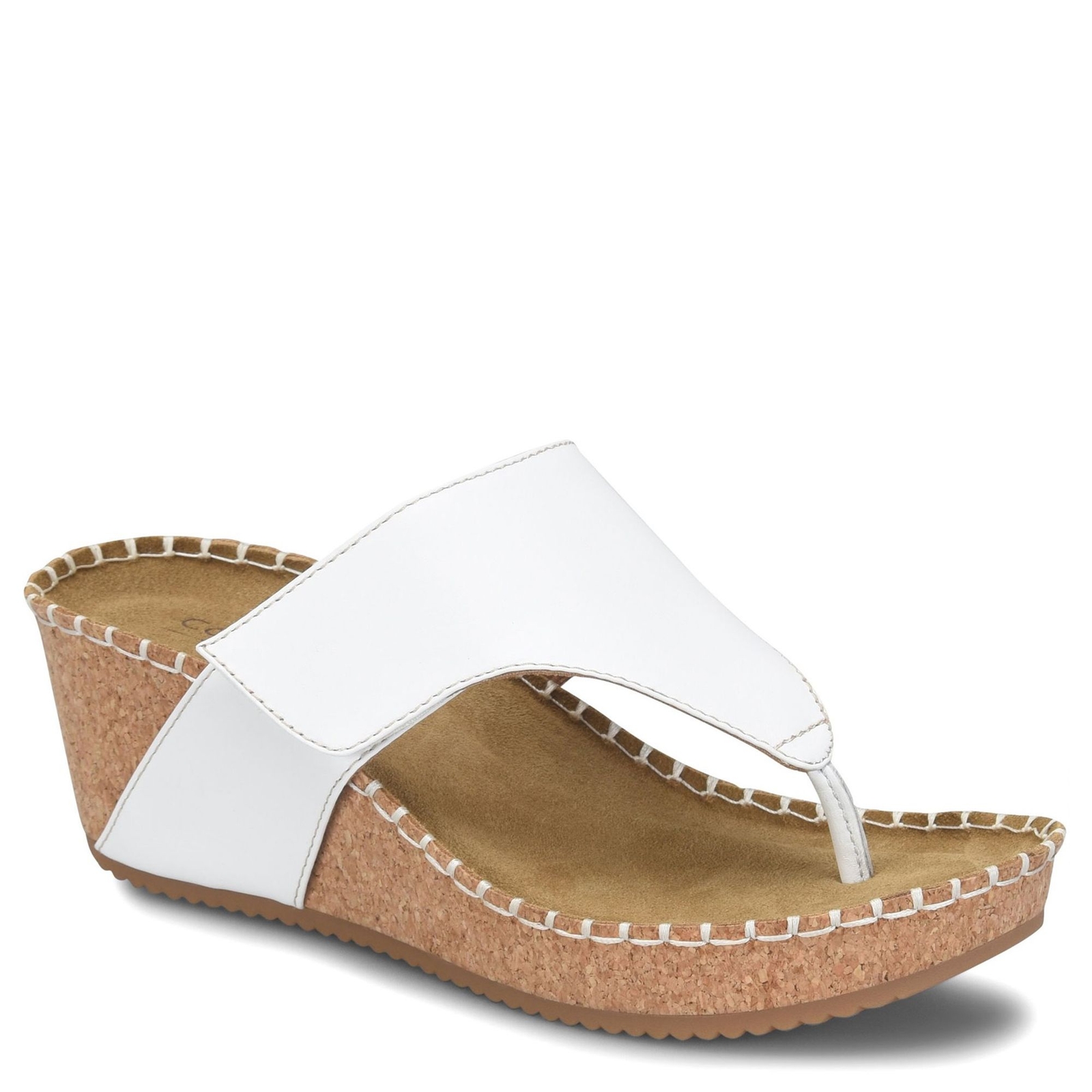 Comfortiva Edwyn Women's White Sandal 8.5 W