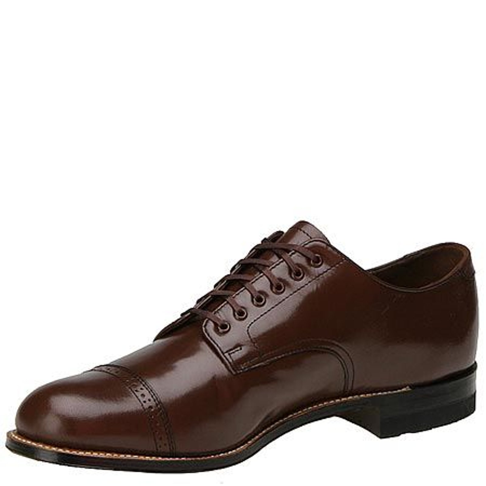 Stacy Adams Shoes Madison Cap Toe Oxford Brown Size 12 — photo 2