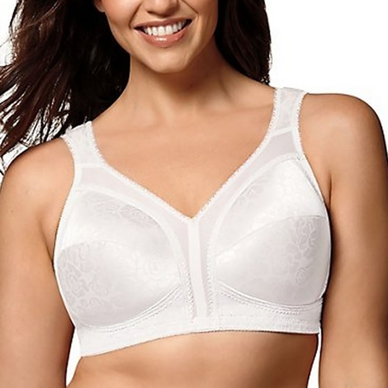 Playtex 18 Hour Ultimate Shoulder Comfort Wirefree Bra White Bras 38-G