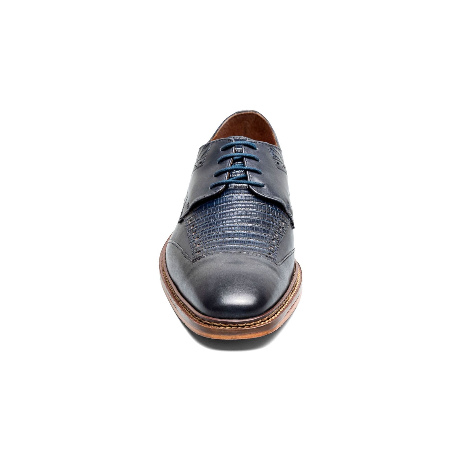 Stacy Adams Shoes Gambetta Modified Cap Toe Oxford Navy Size 13 — photo 2
