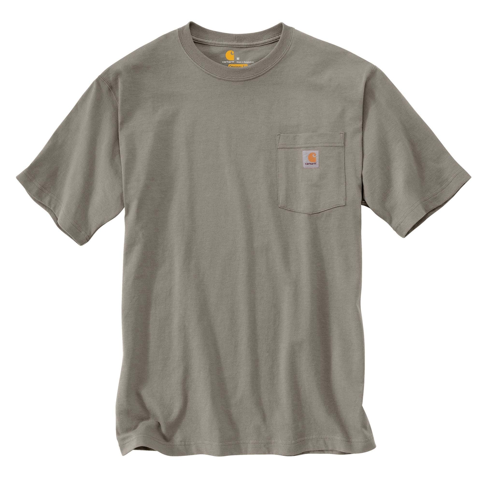 Carhartt Men's Workwear Pocket T-Shirt Tan Knit Tops XL
