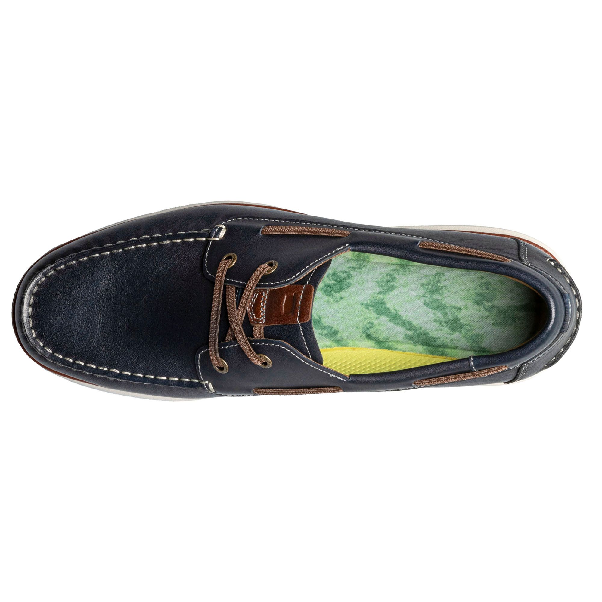 Florsheim Tropics Moc Toe Elastic Lace Boat Shoe Men's Slip On