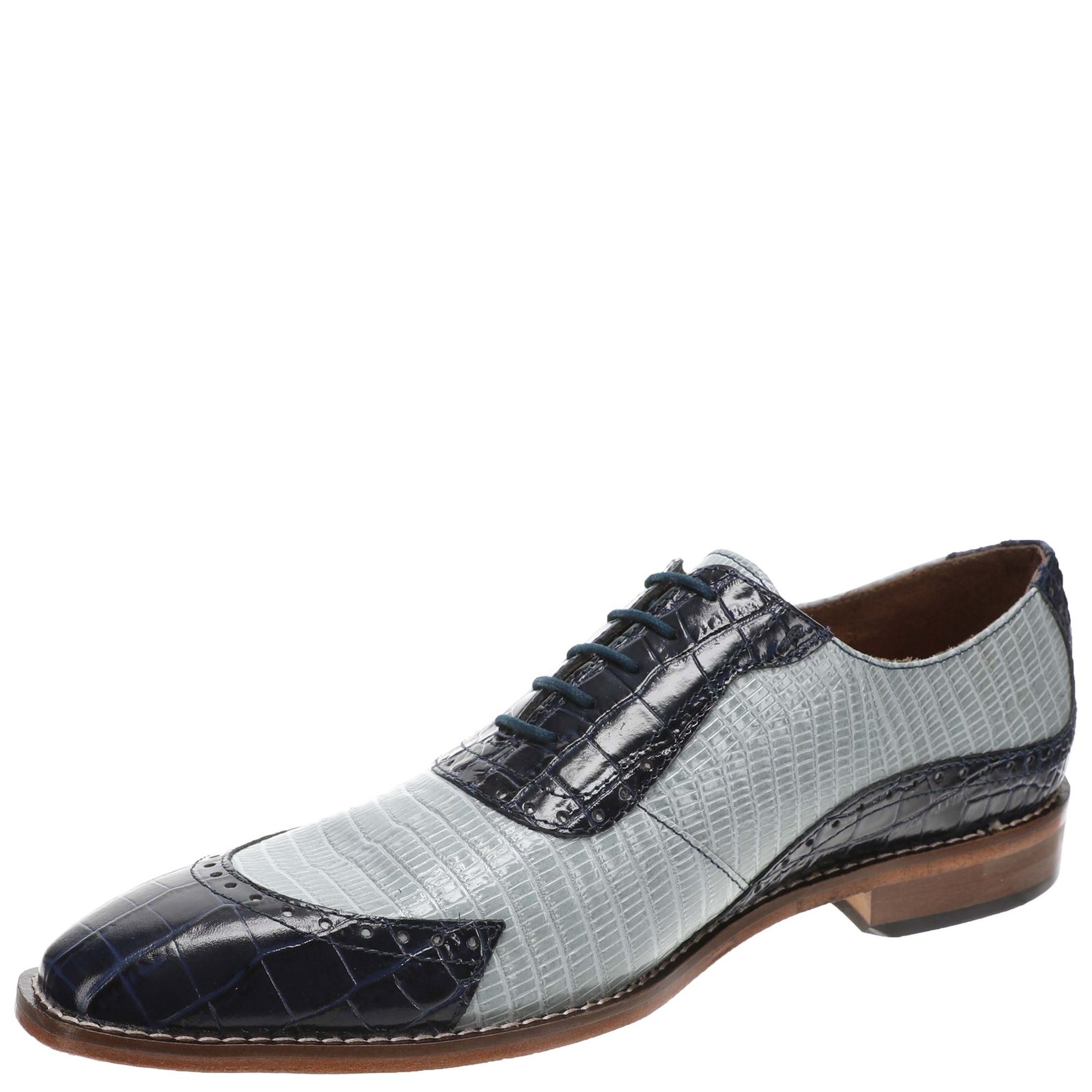 Stacy Adams Shoes Tarango Modified Cap Toe Oxford Dark Blue Multi Size 13 — photo 2