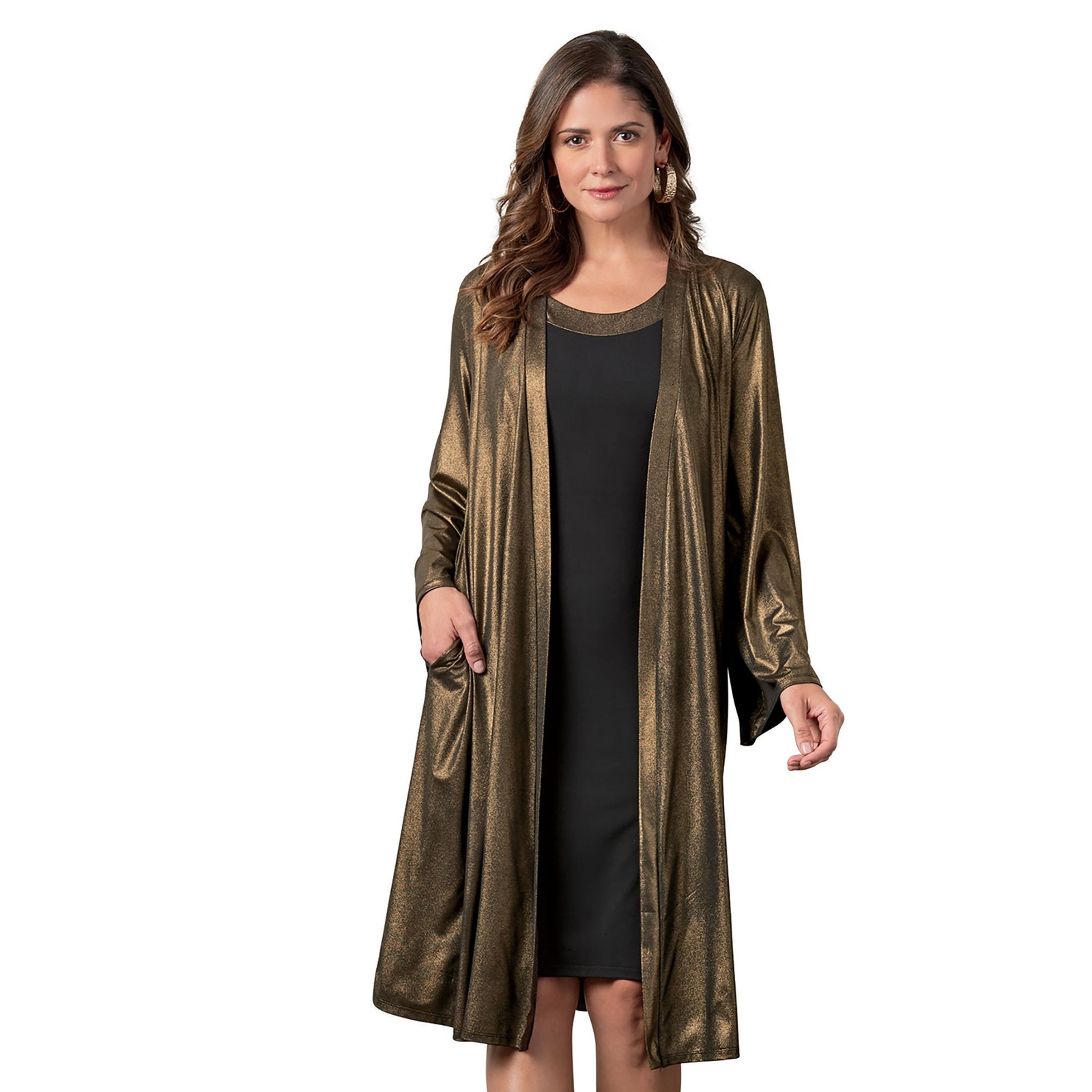 Masseys Metallic Duster Bronze Metallic Jackets 5X