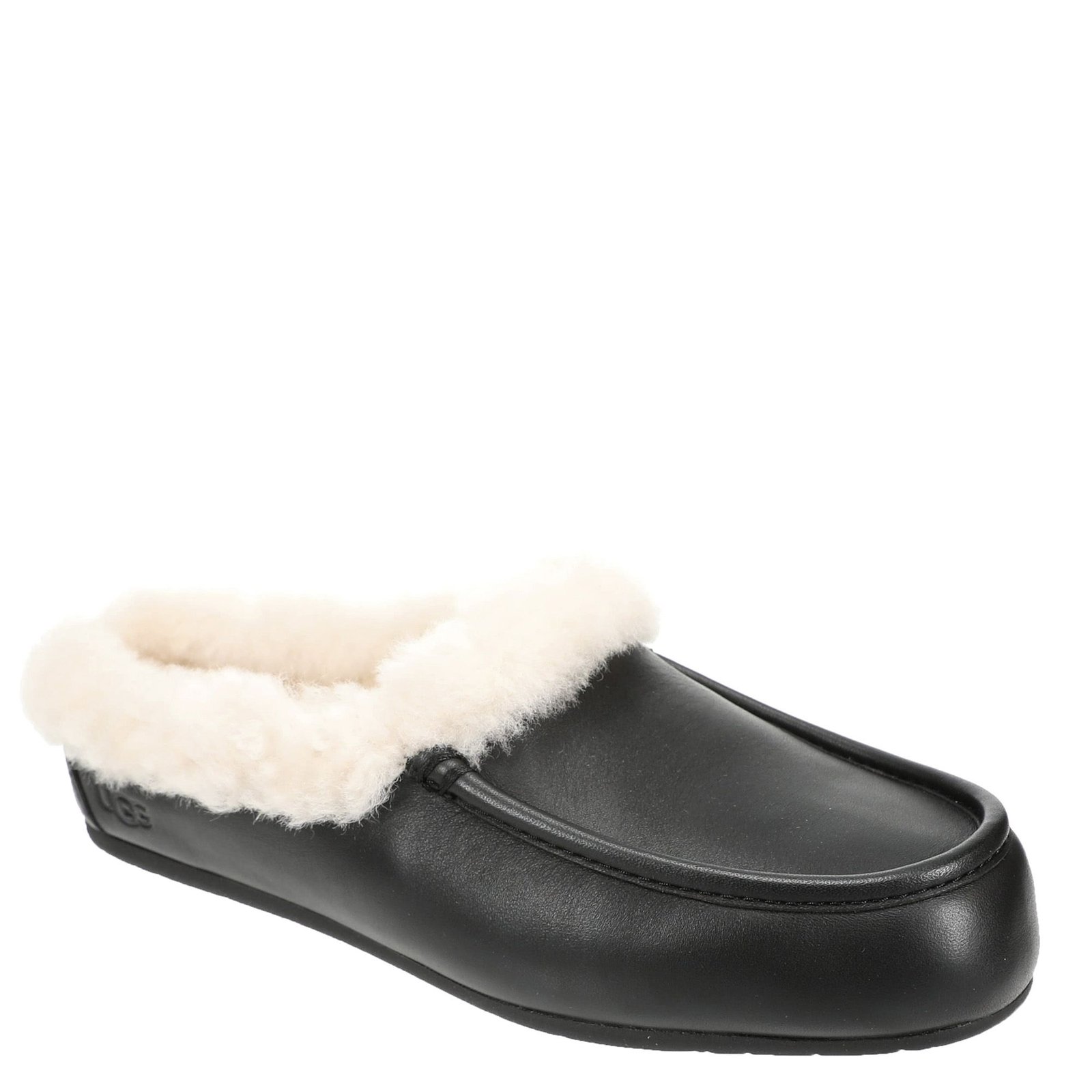 UGG Ansley Mule Leather Women's Black Slipper 11