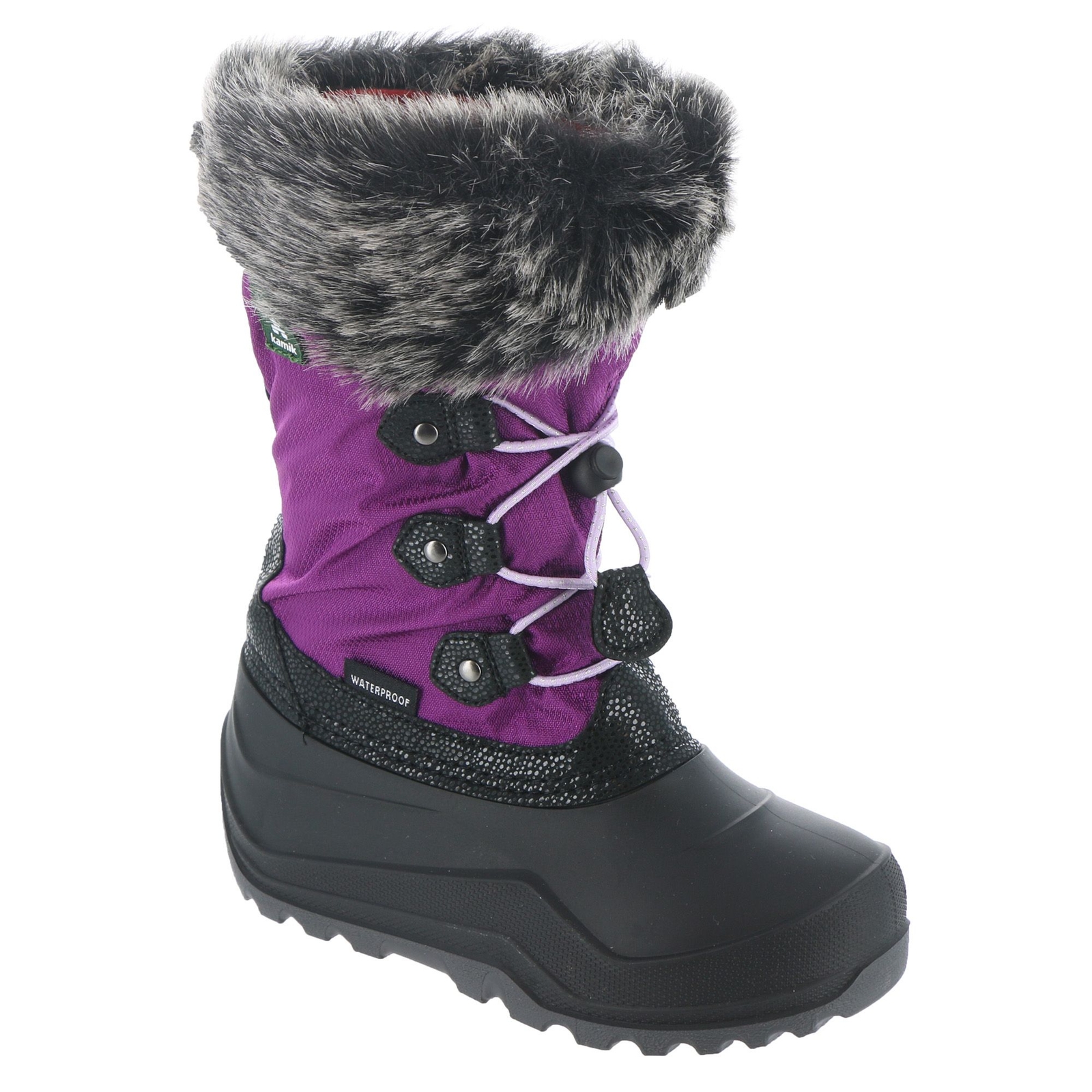 Kamik Powdery 3 Boot Girls' Toddler-Youth Purple Boot 7 Youth M