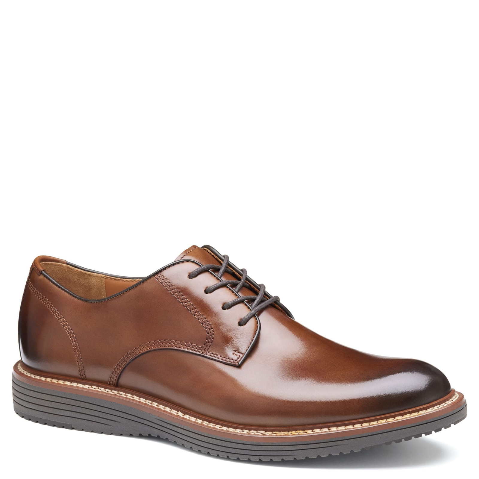 Johnston & Murphy Upton Plain Toe Men's Tan Oxford 11.5 M