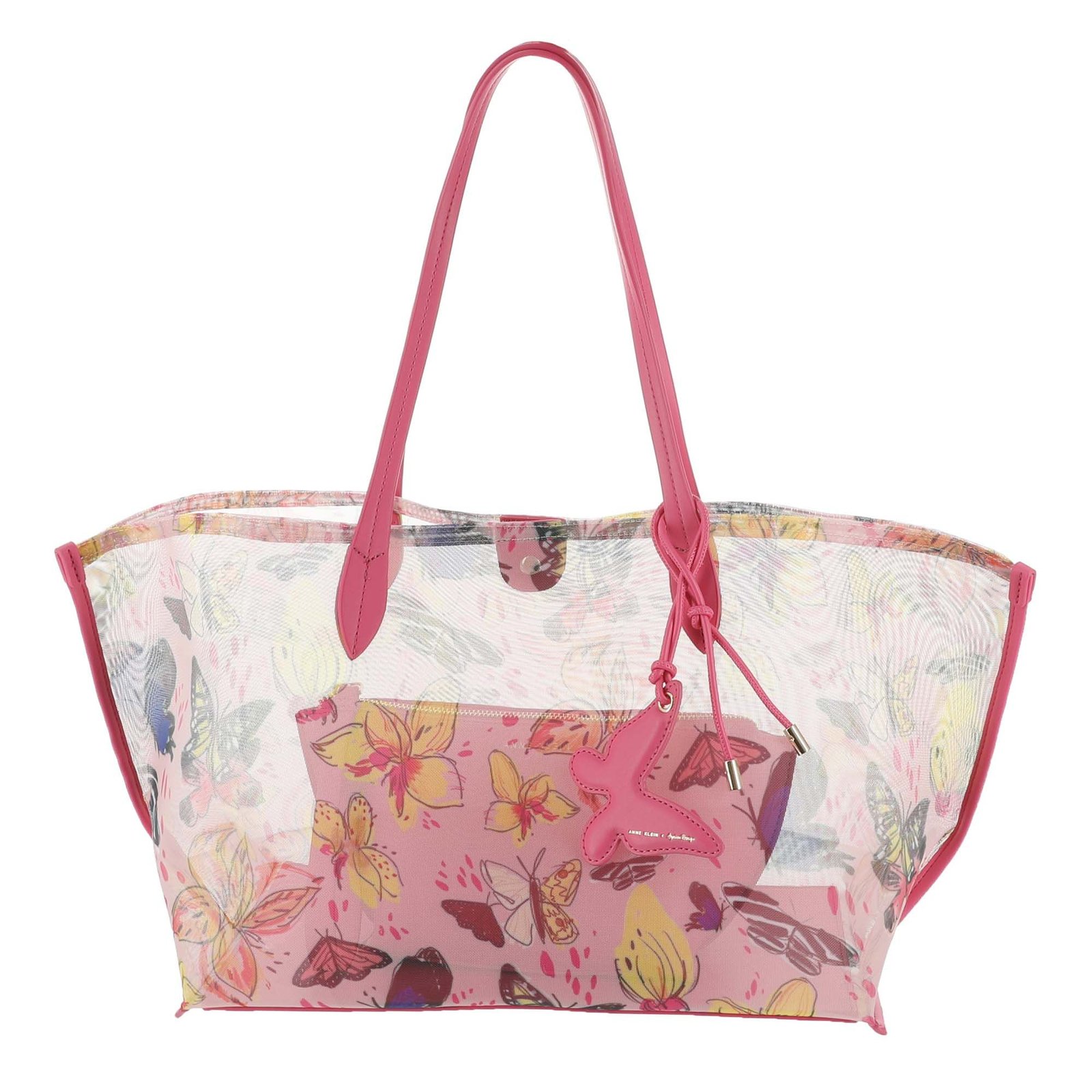 Anne Klein Printed East West Tote Clear Pink Bags No Size