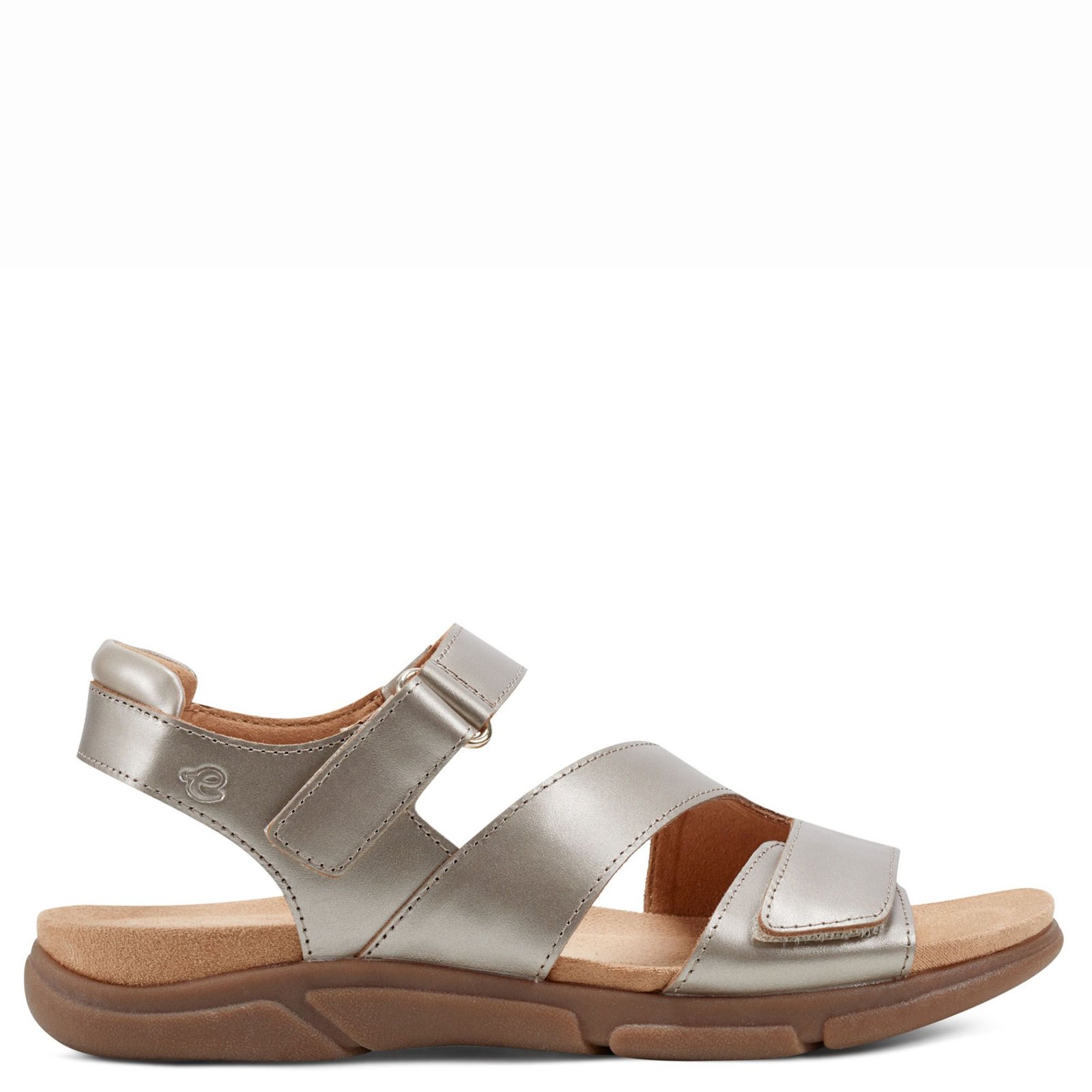 Easy Spirit Mavey Sandali Bassi Donna – Marrone, Taglia 35.5 – Con Supporto Plantare E Cinturino