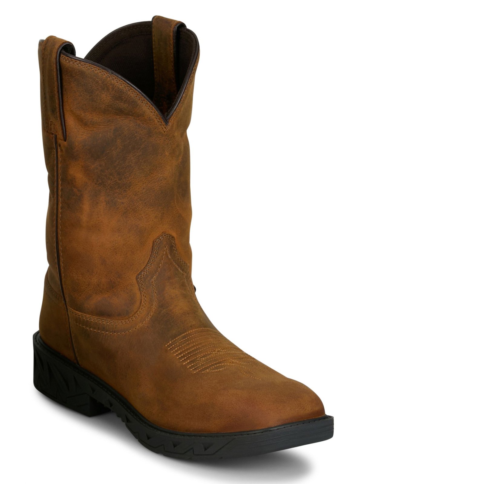 Justin Boots Prodigy 11" Square Steel Toe Men's Brown Boot 7 D