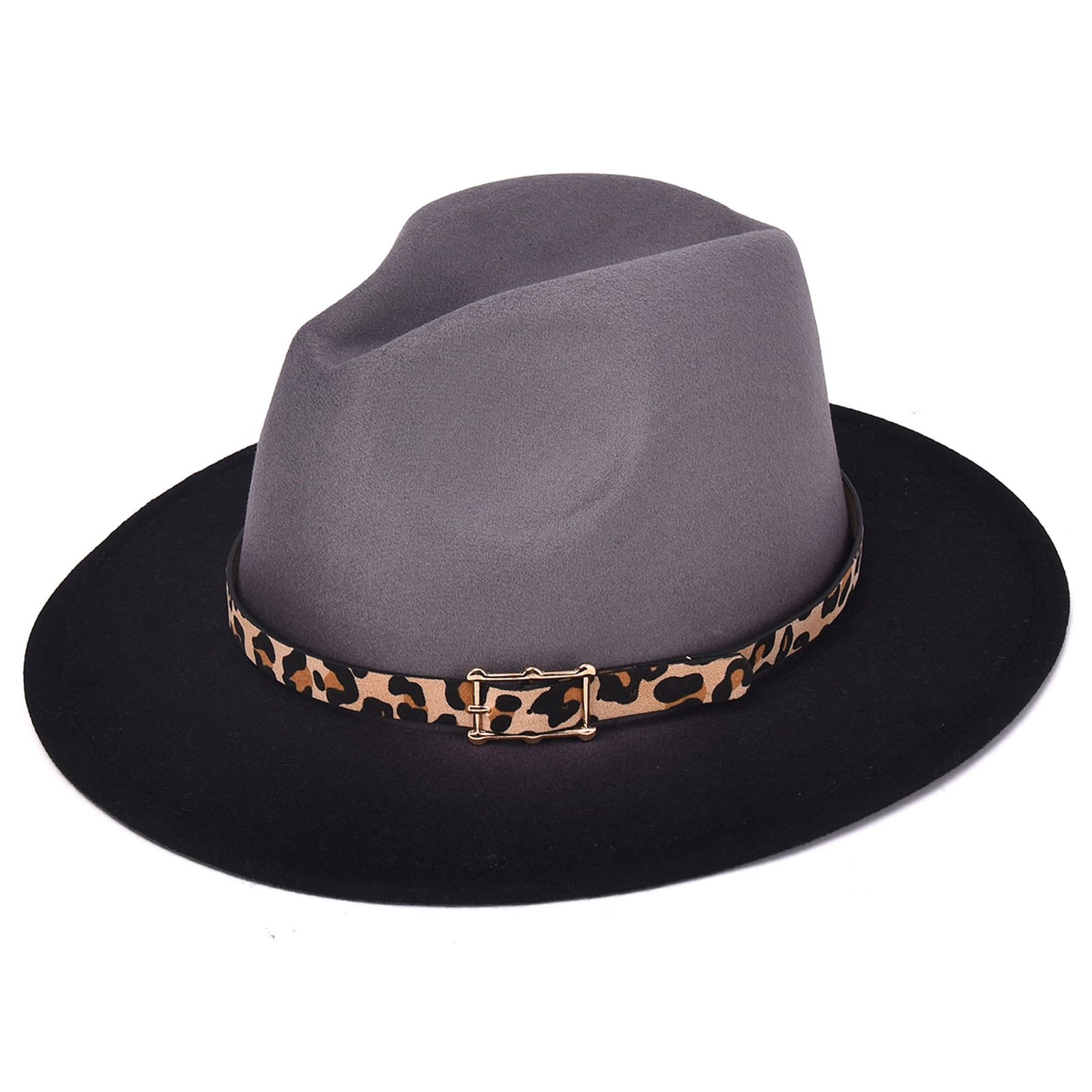 Mellow World Ombre Fedora with Leopard Band | eBay display picture 2