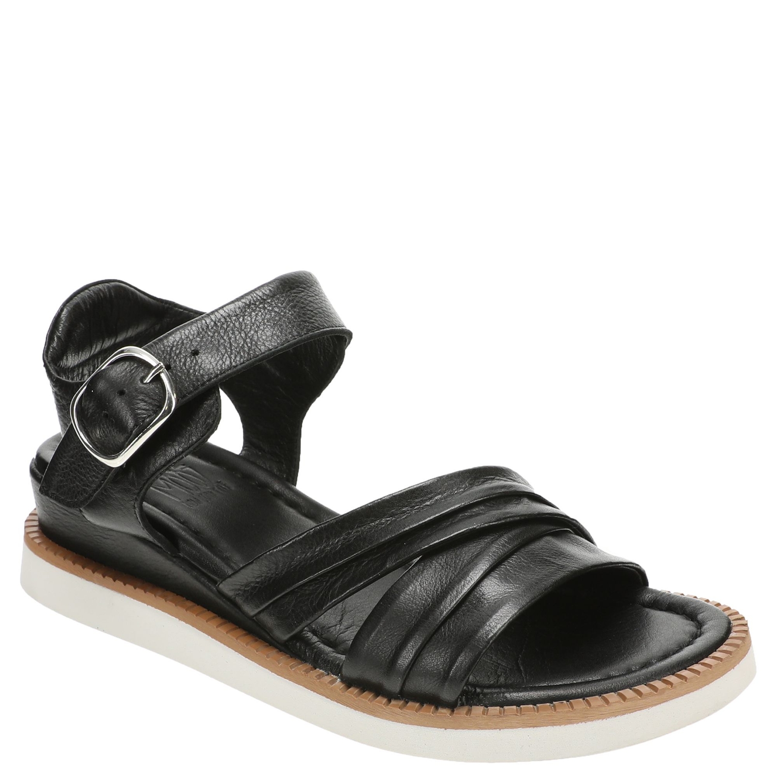 Miz Mooz Emelina Women's Black Sandal EURO 36 M
