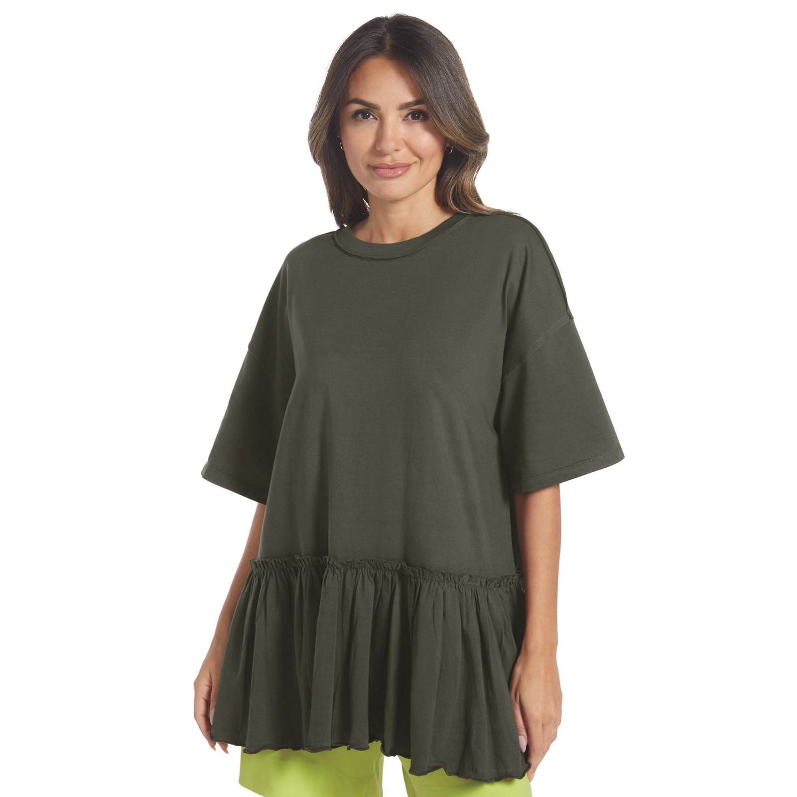Masseys® Lifestyle Ruffle Tunic