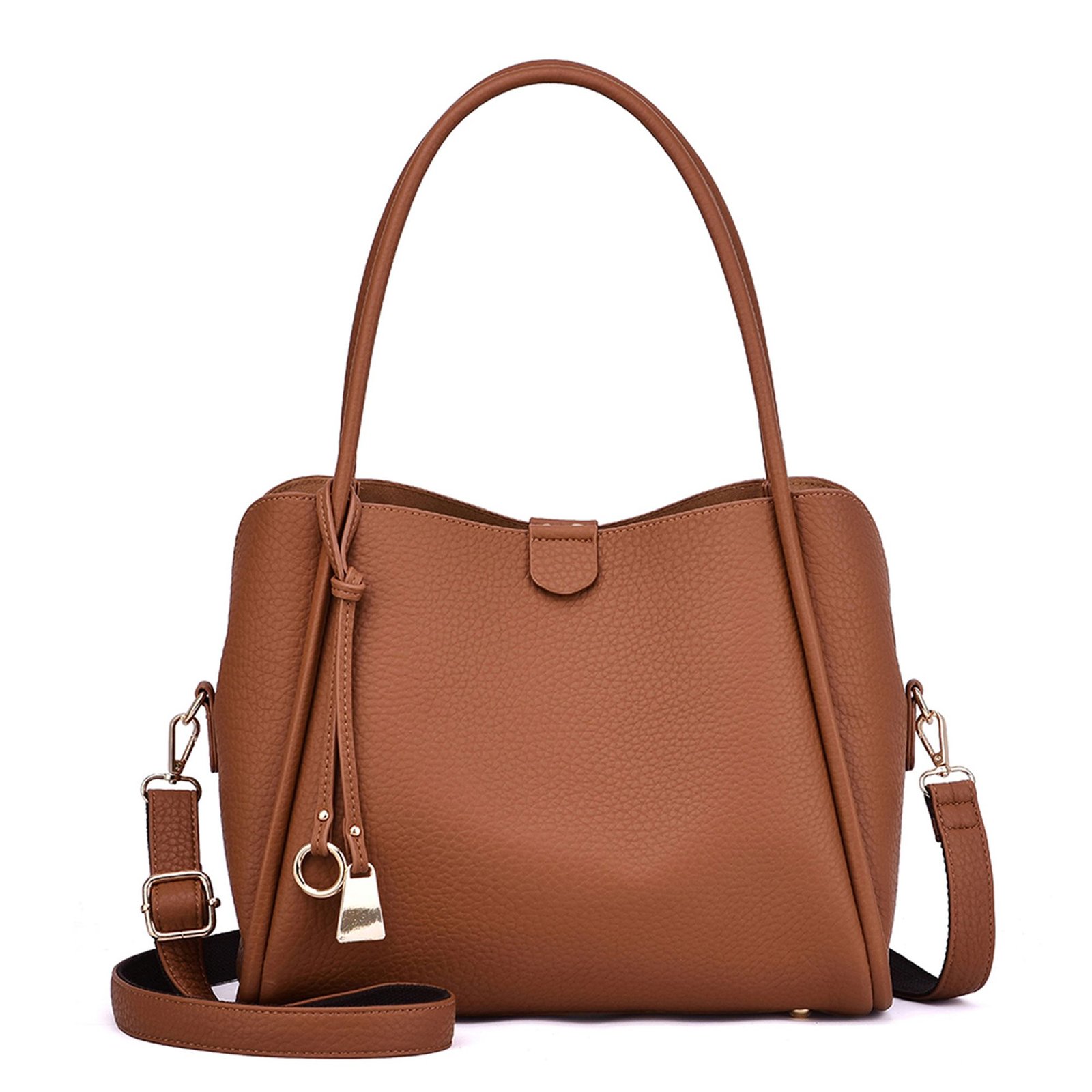 Mellow World Sandi 3-Compartment Shoulder Bag Tan Bags No Size