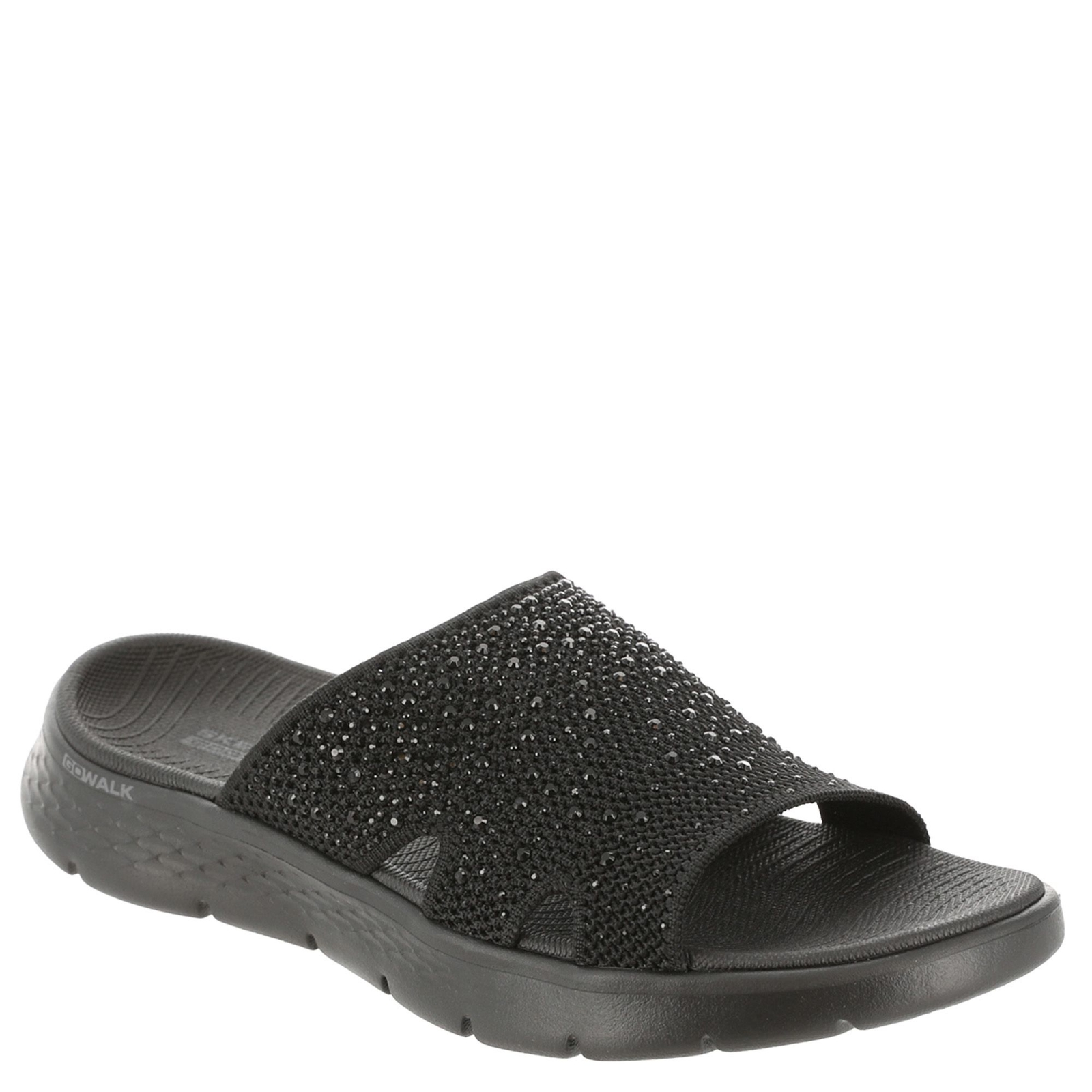Skechers On The Go Go Walk Flex-Glitz Women's Black Sandal 6 M