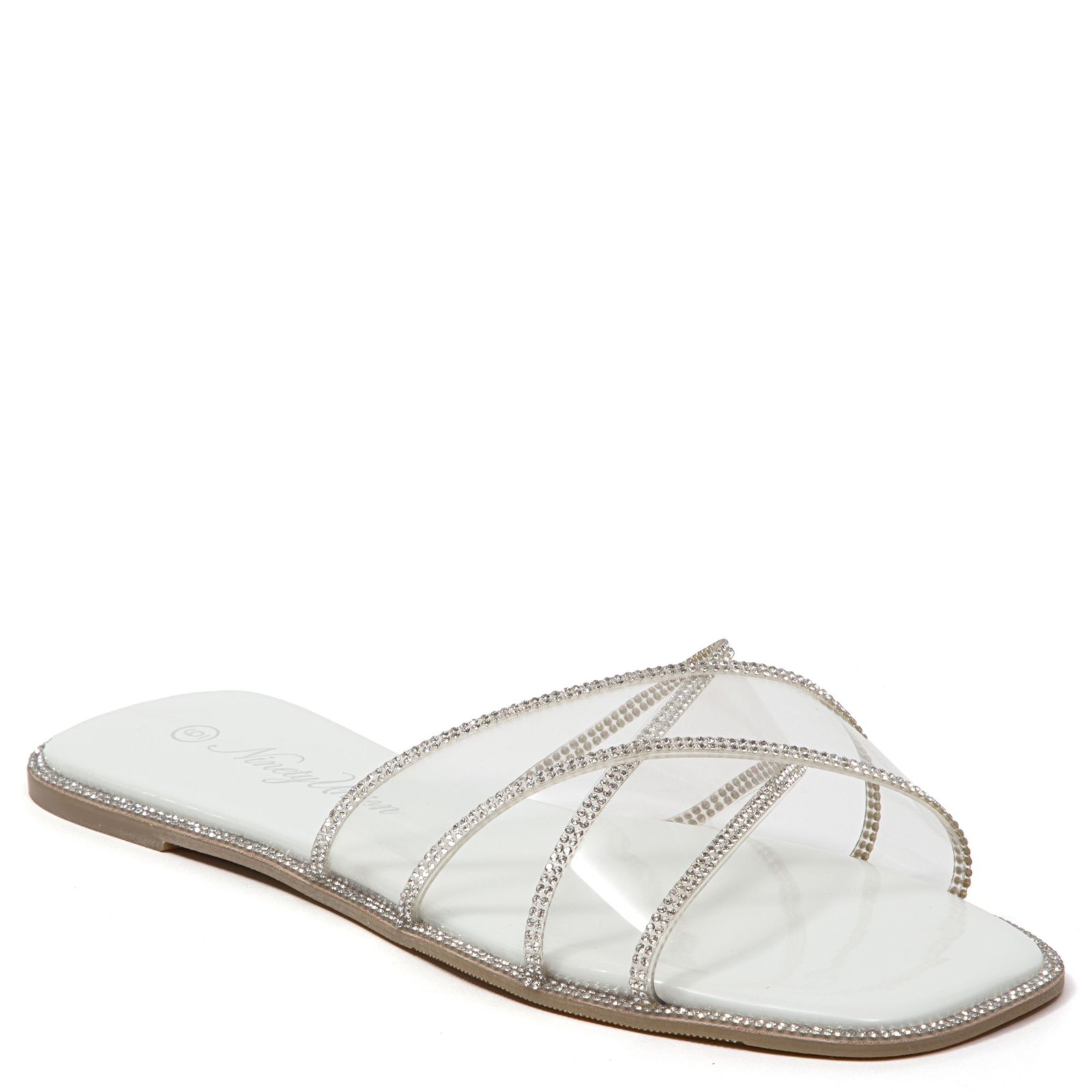 Ninety Union Atlanta Women's Clear White Sandal 8