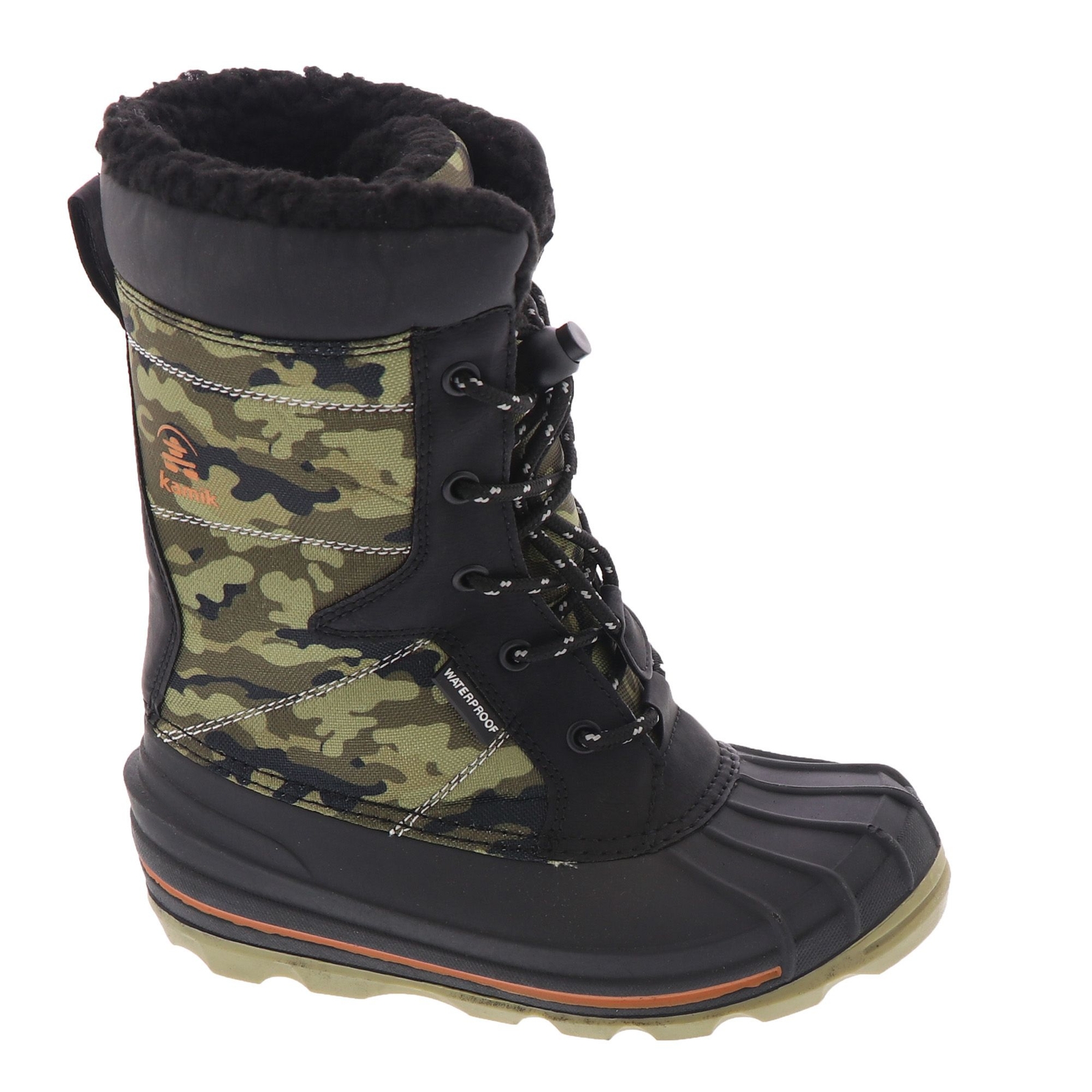 Kamik Surfin Girls' Toddler-Youth Green Boot 2 Youth M