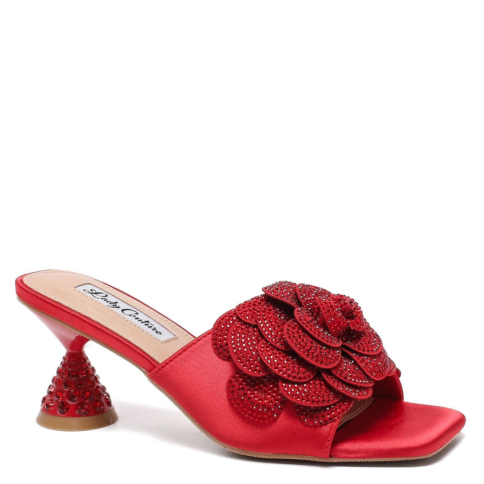 Lady Couture of NY Petal Women's Red Sandal 11