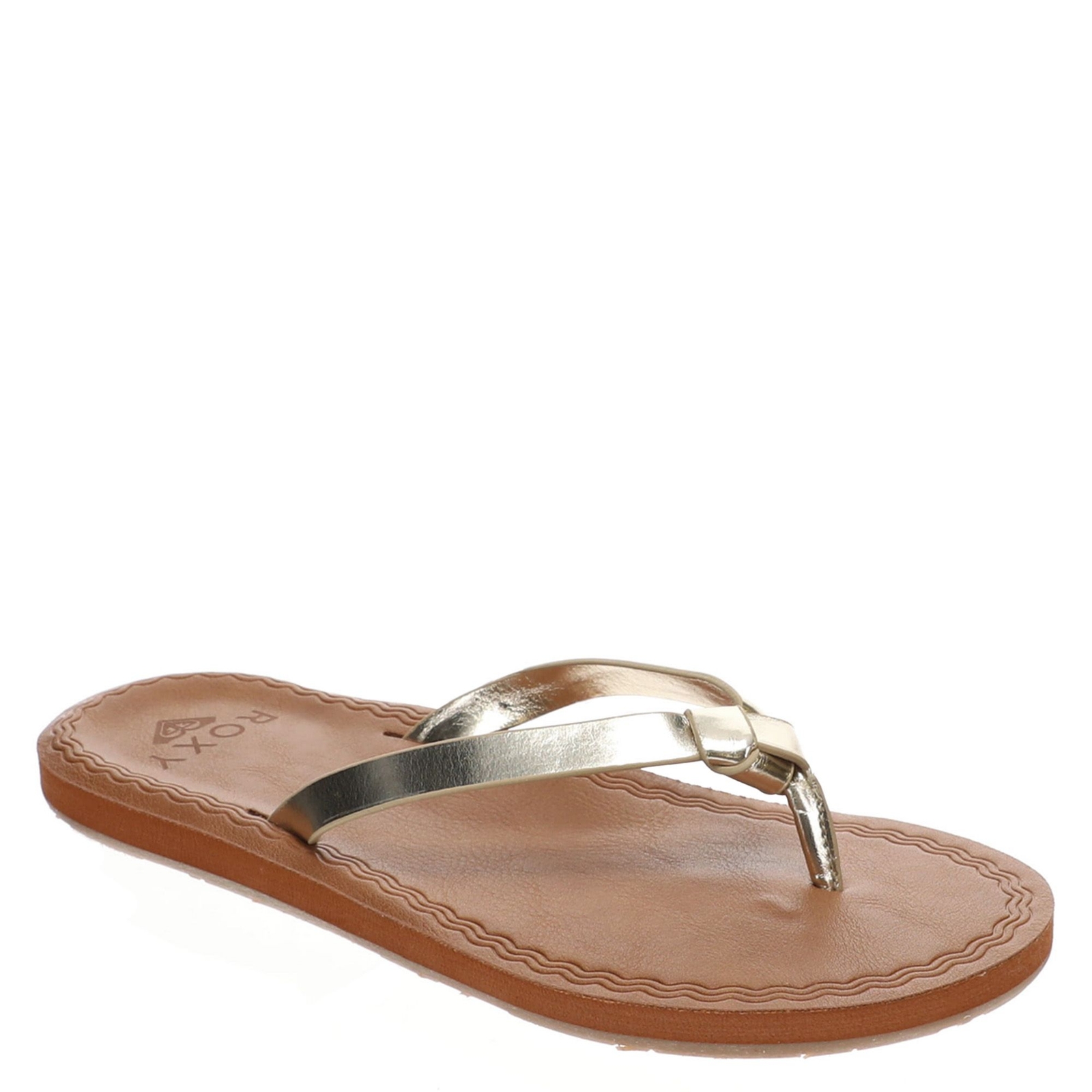 Roxy Luv Me Knot Women's Gold Sandal 8 M