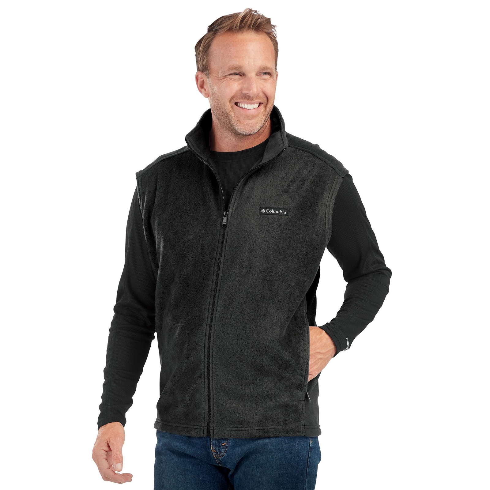 Columbia Men's Steens Mountain Vest Black Jackets S