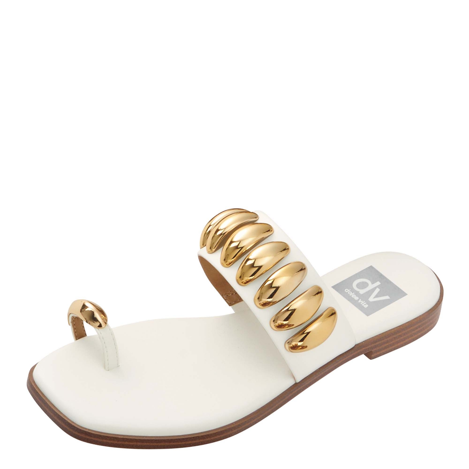 DV by Dolce Vita Moon Women's White Sandal 7 M